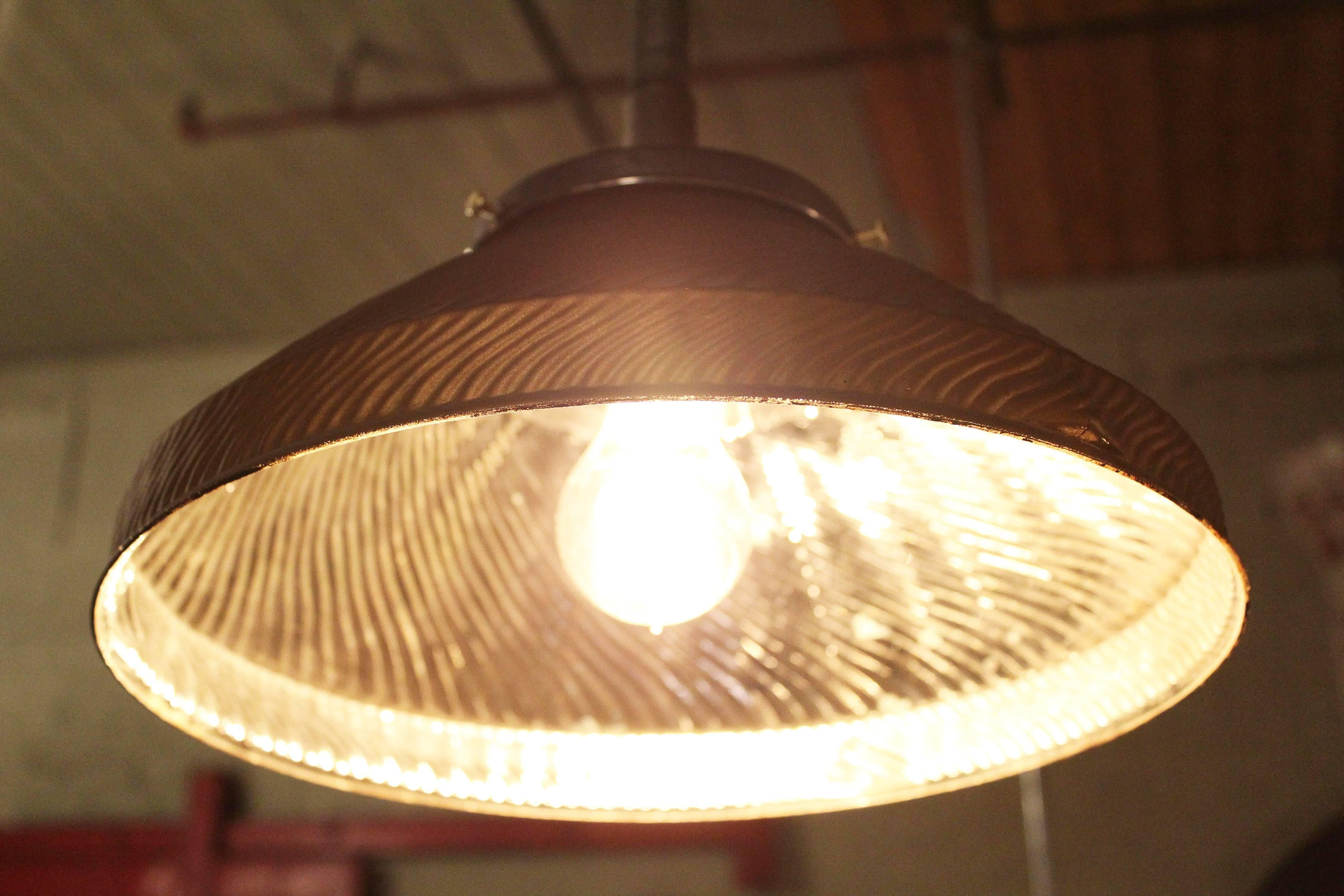 American Gold Mercury Glass Pendant Hanging Ceiling Light, Lamp Vintage Industrial 