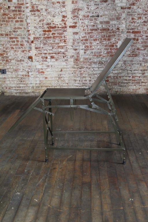 antique medical exam table