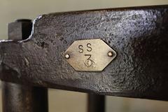 Steel Table Rolling Cart Vintage Industrial Three-Tier Factory Cast Iron