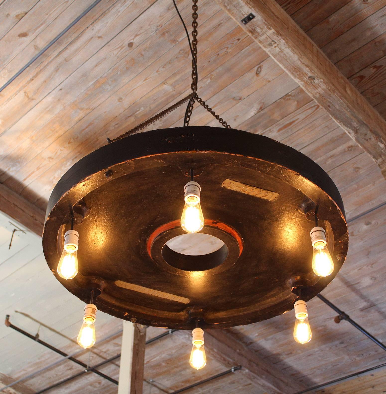 Chandelier Vintage Industrial Hanging Pendant Lighting Six Edison Bulbs 2