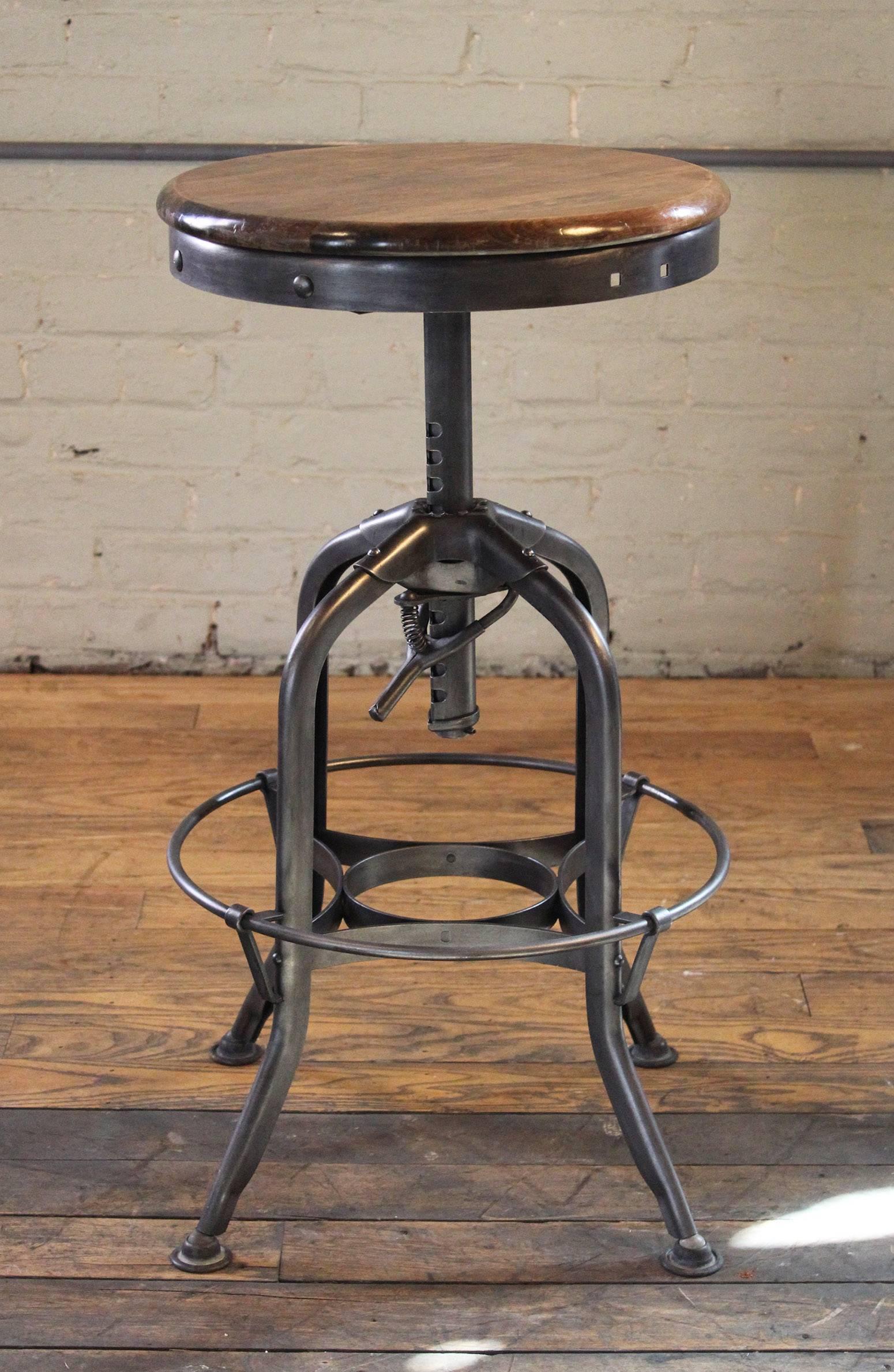 vintage adjustable stool