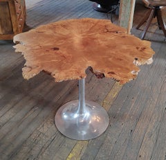Free Form Burl Maple Café Table