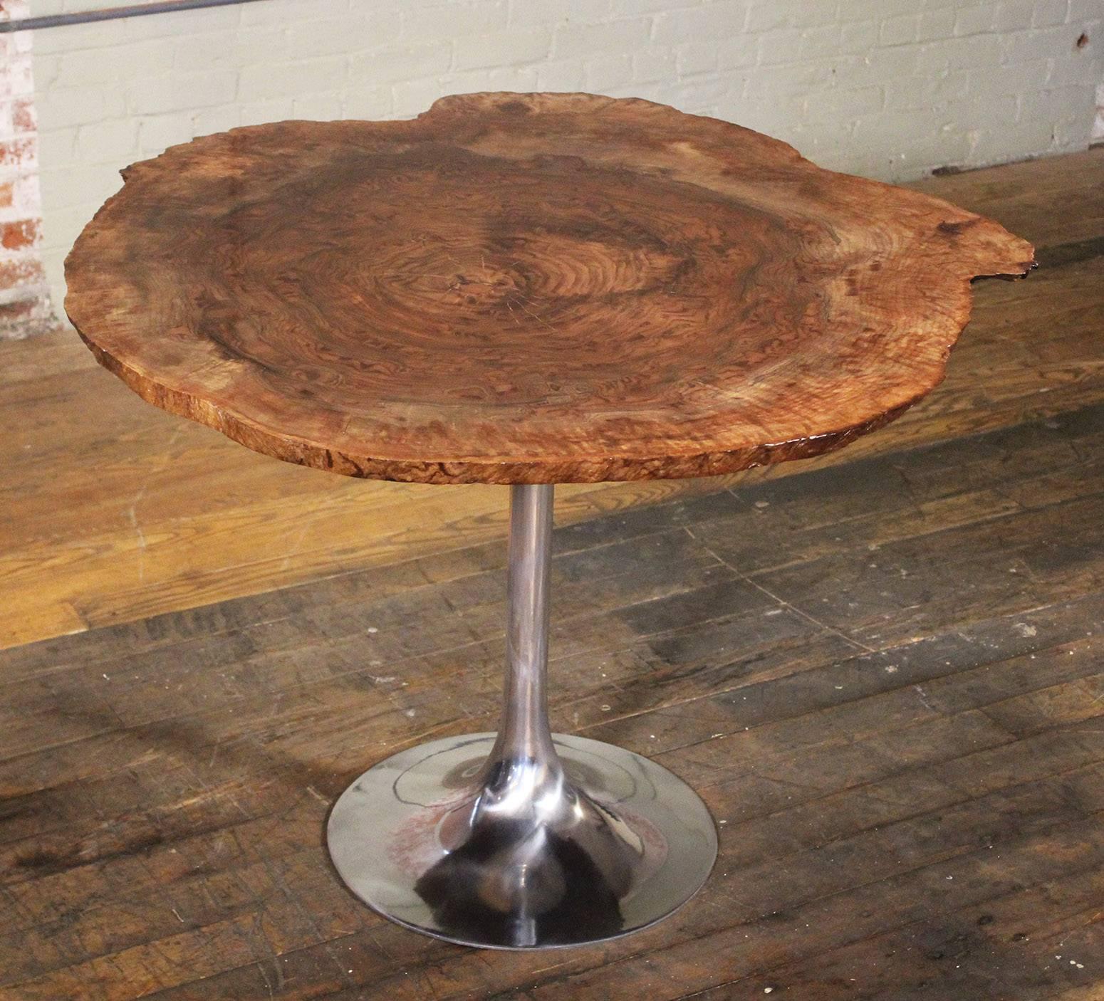 burl walnut table