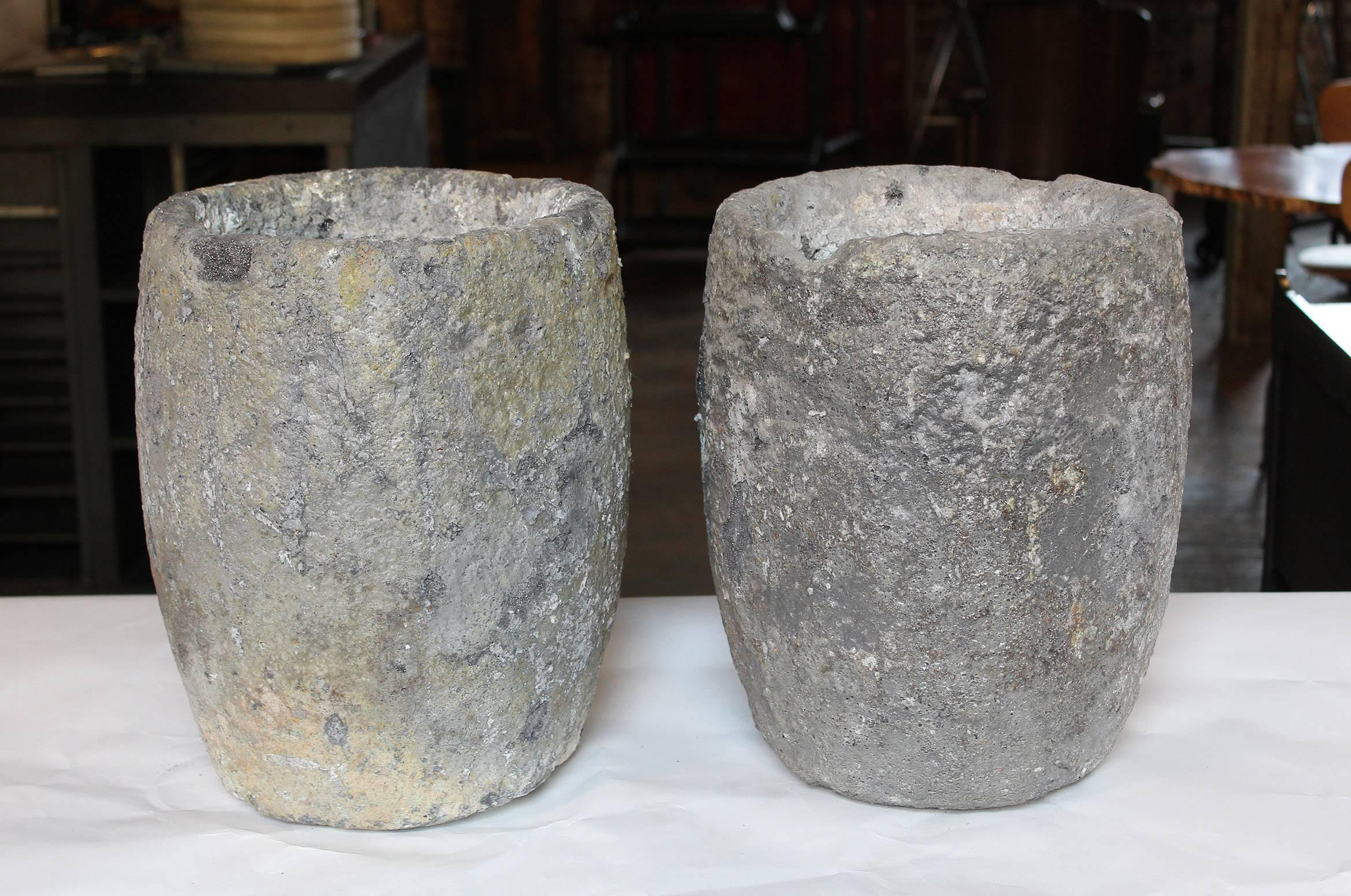 Vintage Foundry Aluminium Ceramic Foundry Crucibles For Sale at 1stDibs