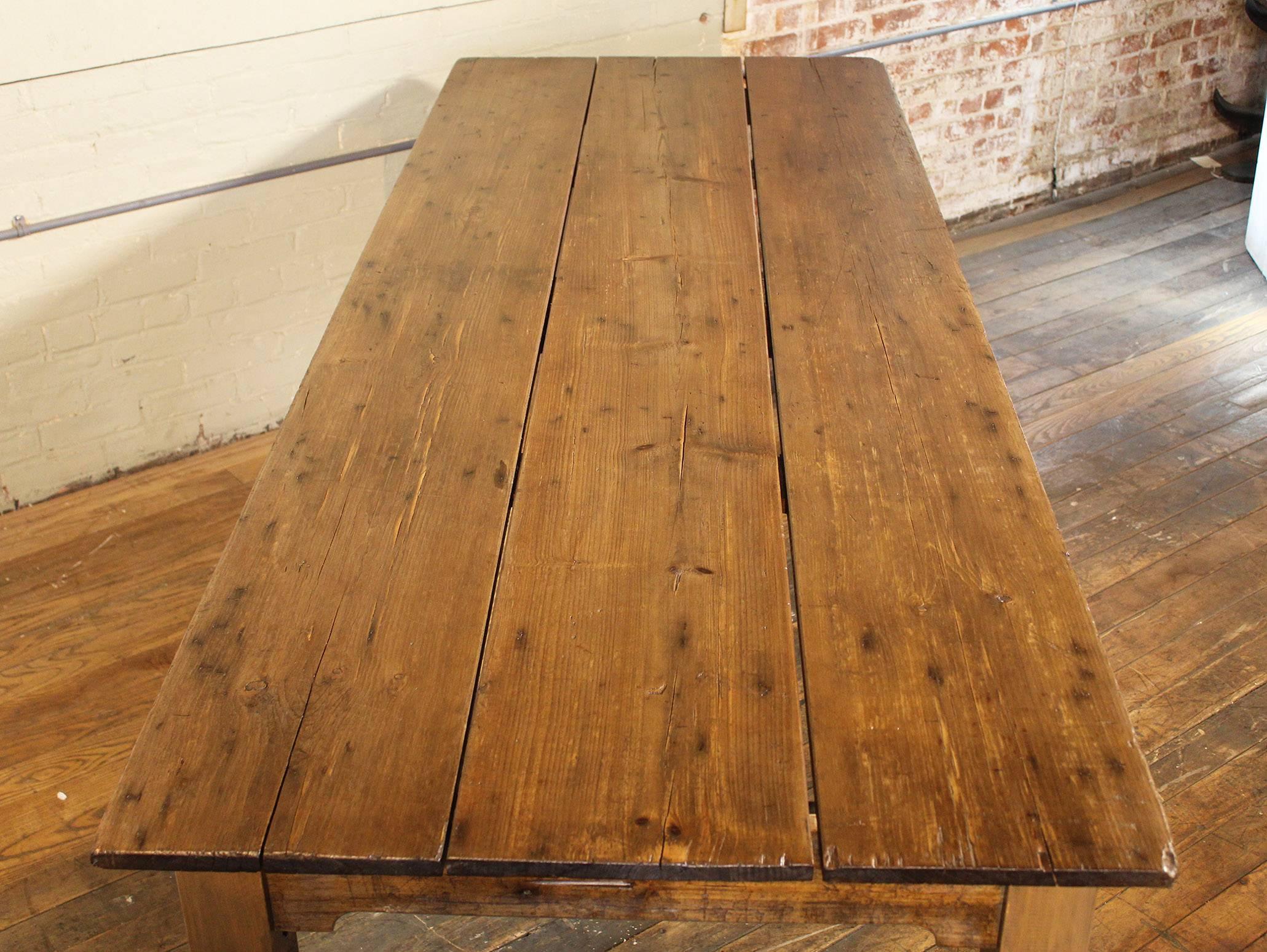 American Farm Table - Reclaimed Wood Tobacco Sorting Dining Harvest Conference