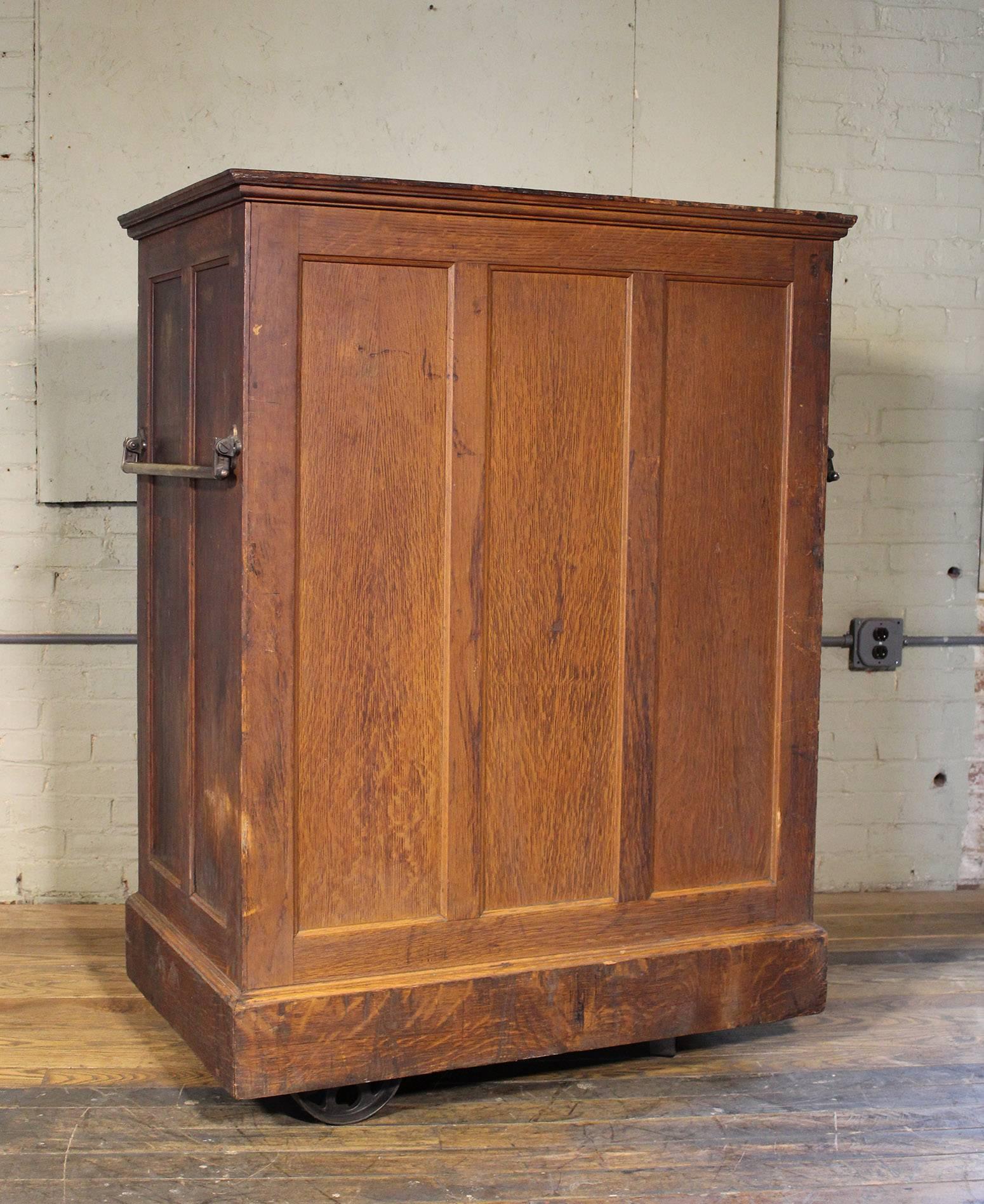 vintage storage cabinet