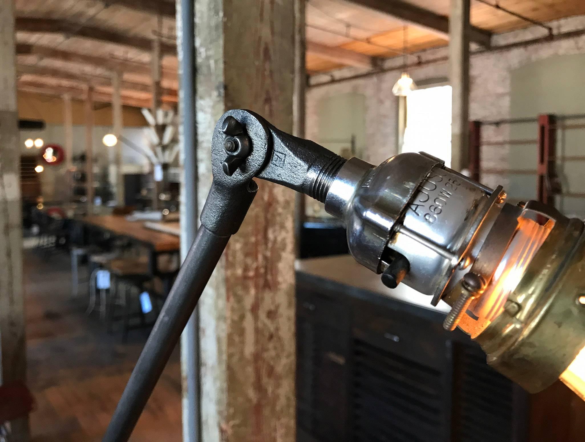 Metal Task Light Lamp Vintage Industrial Adjustable Machine Clamp 