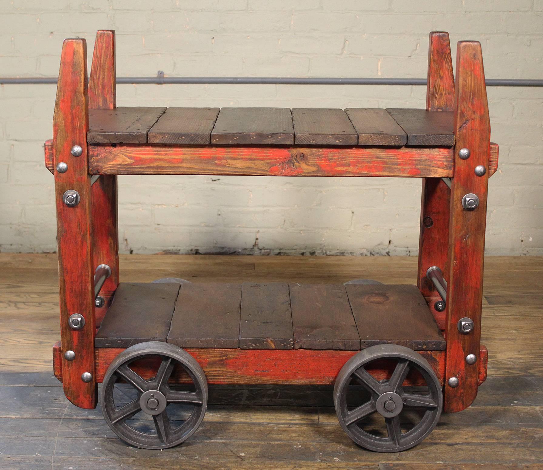 rolling bar table