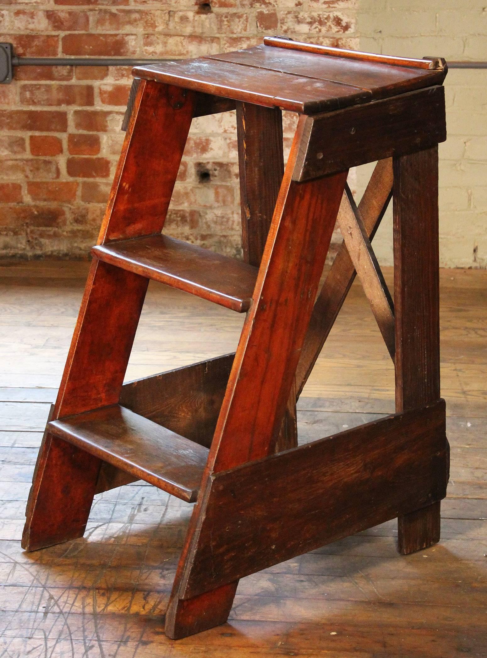 antique step ladder