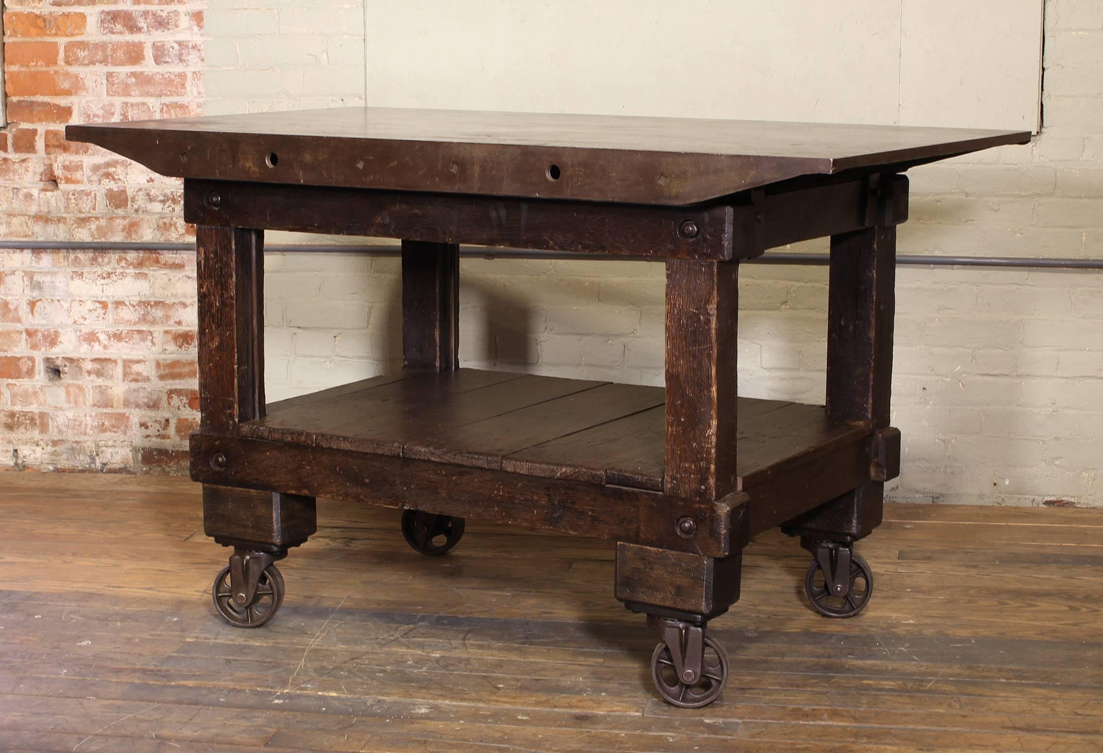 cast iron kitchen island