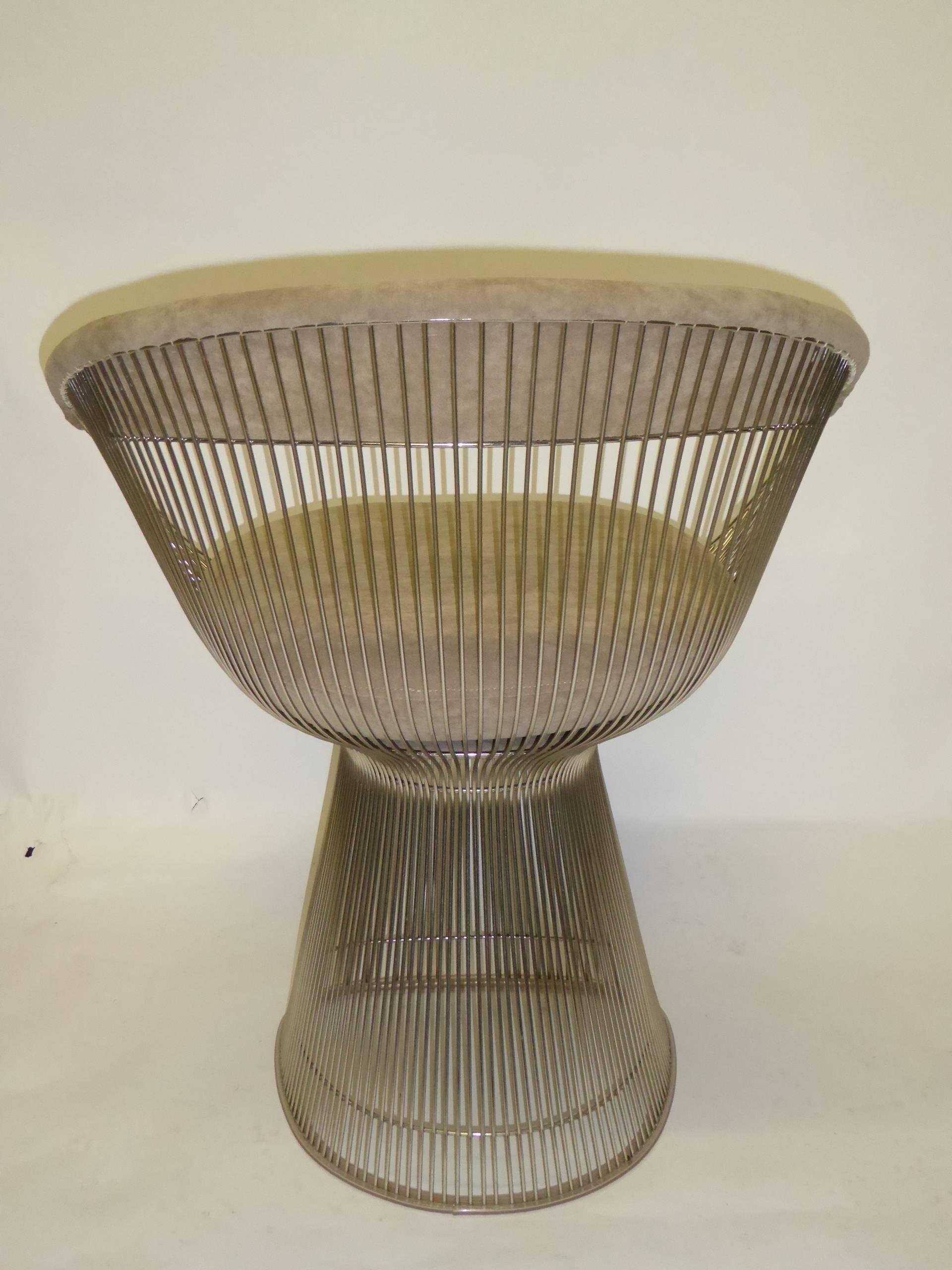 Mid-Century Modern Four Iconic Warren Platner Armchairs for Knoll