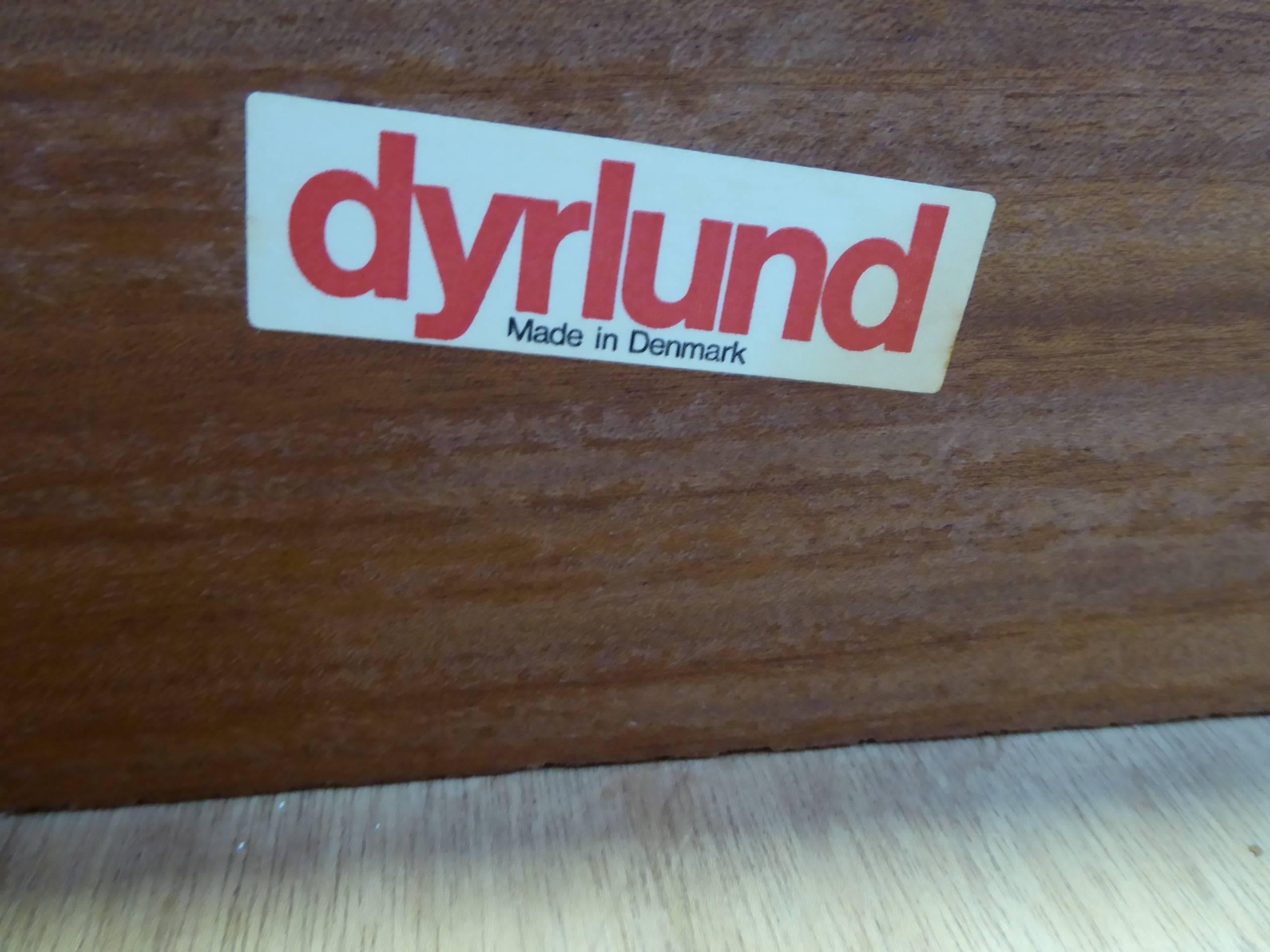 1960s Danish Teak Drop Front Secretary Desk by Dyrlund 2