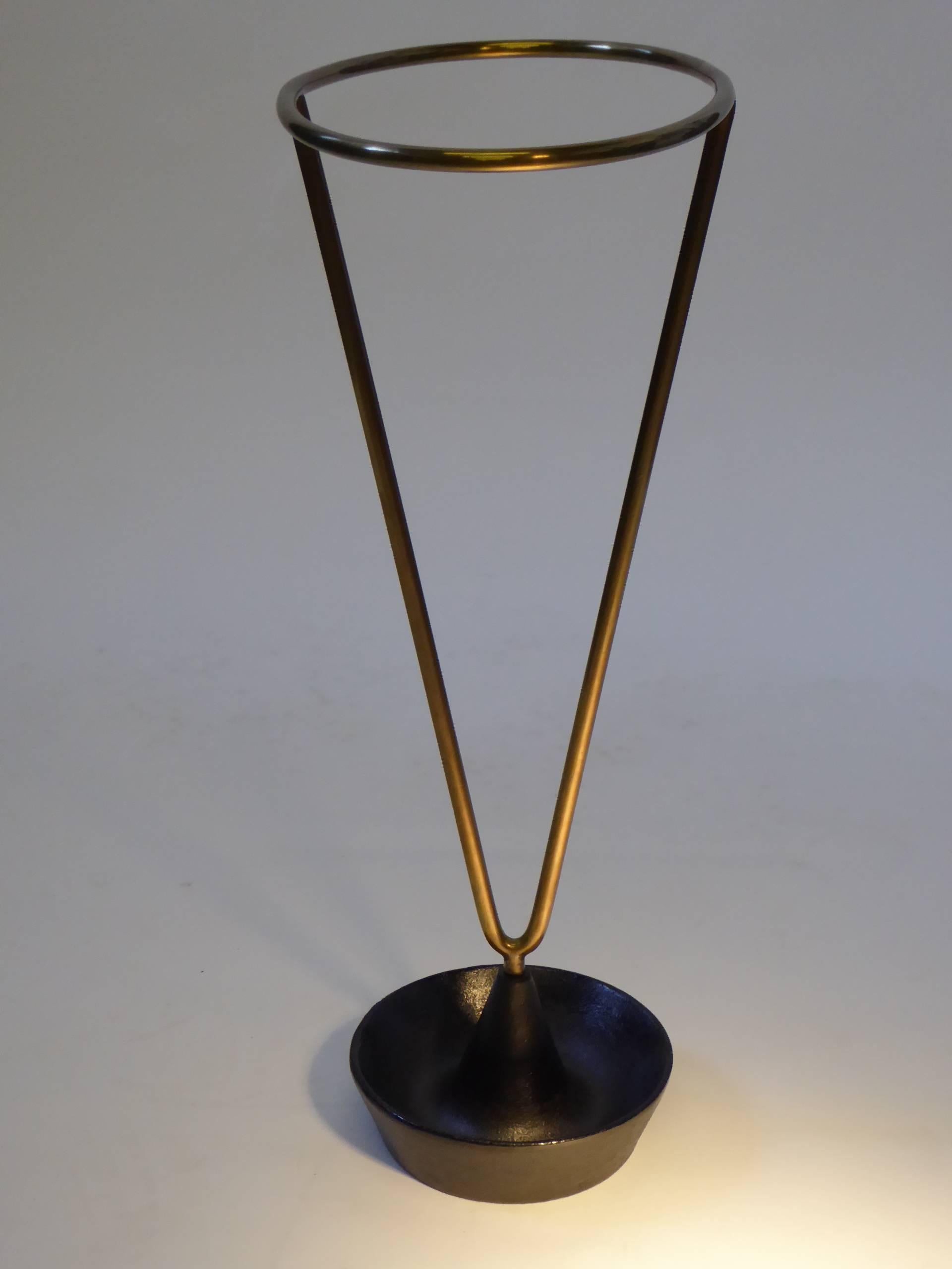 Mid-20th Century Rare Signed Carl Auböck Umbrella Stand, Austria