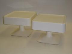 Rare Pair of 1960 Yrjo Kukkapuro Side Coffee Tables for Haimi Finland