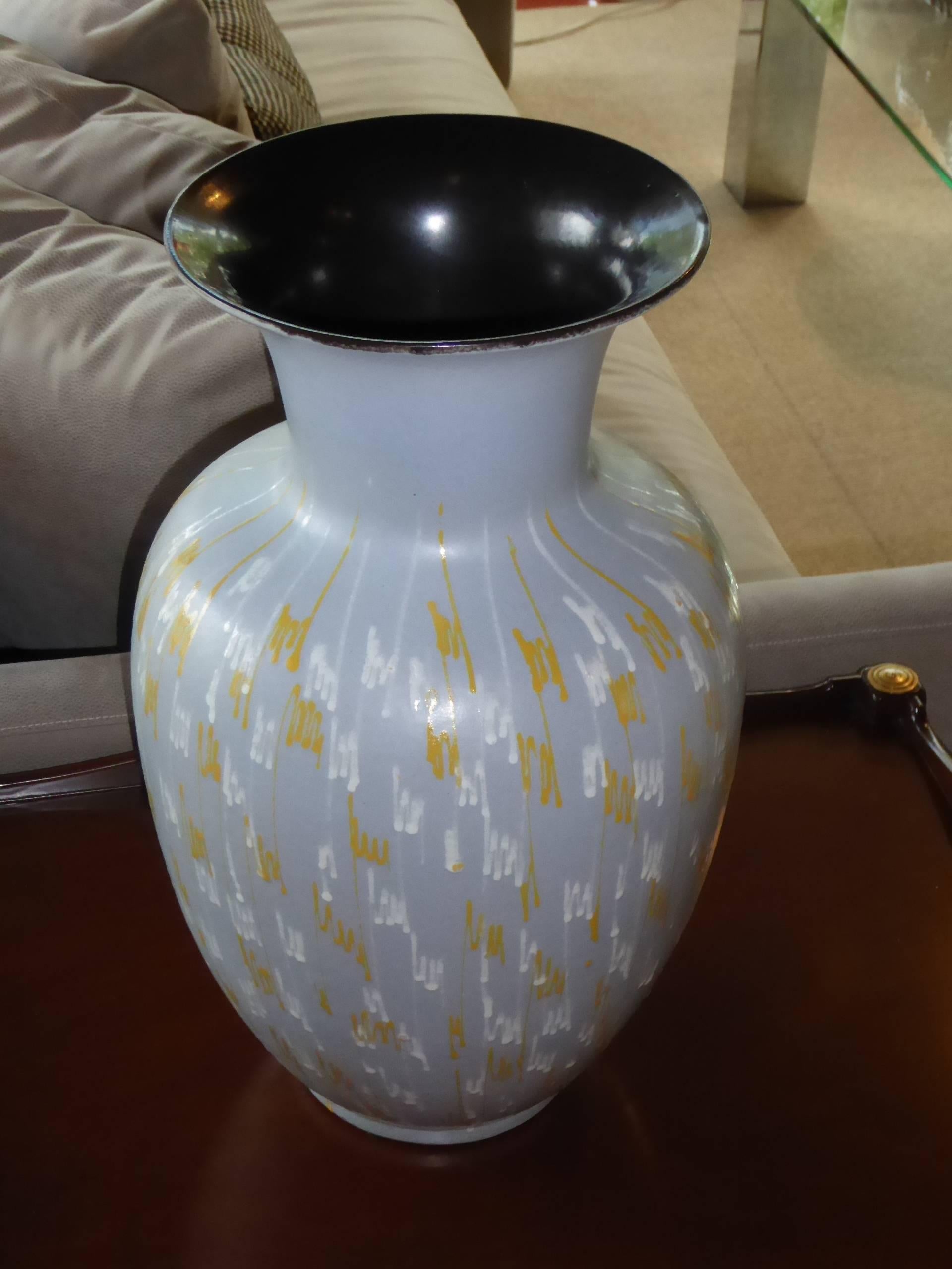 Metà XX secolo Grande vaso da terra in ceramica Carstens Mid Century Modern, Germania 1956 in vendita