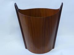 1968 Fine Einer Barnes Teak Waste Basket for P.S. Heggen