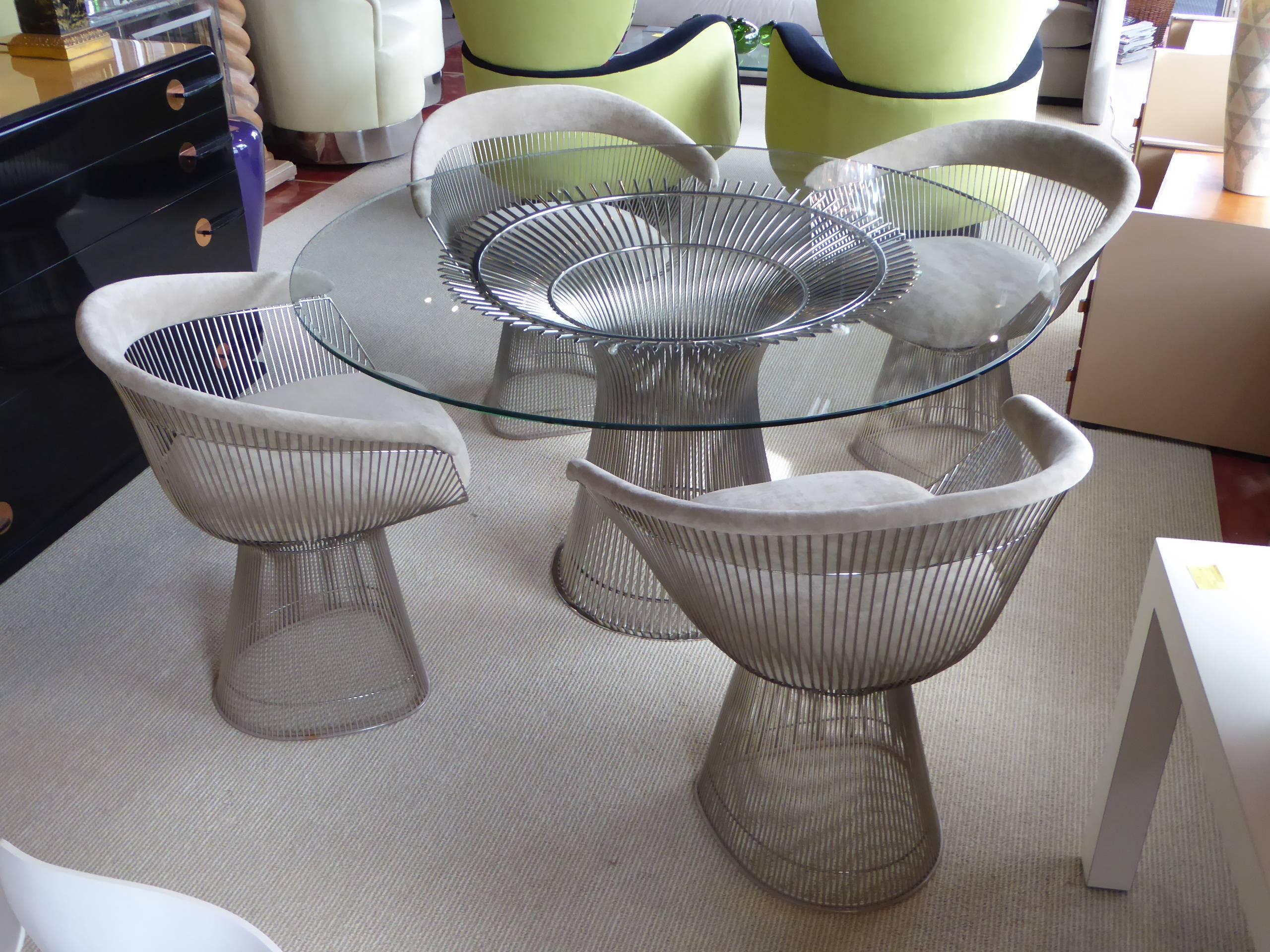 Four Iconic Warren Platner Armchairs for Knoll In Excellent Condition In Miami, FL