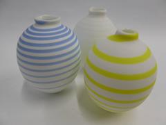 Three Rare  Per Sundberg "Soft" Large Vessels for Orrefors