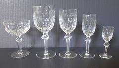 Vintage Waterford Crystal Curraghmore Stemware Service for Eight