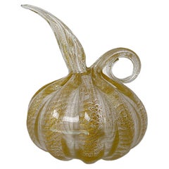 Barovier & Tosso – Murano-Glasgefäß in bauchiger Form mit goldenen Einschlüssen, Italien, 1950er Jahre