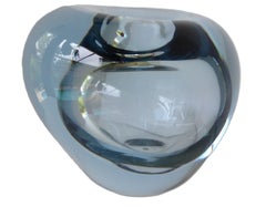 Danish Modern Glass Sphere Bud Vase by Per Lutken for Holmegaard, Denmark 1952