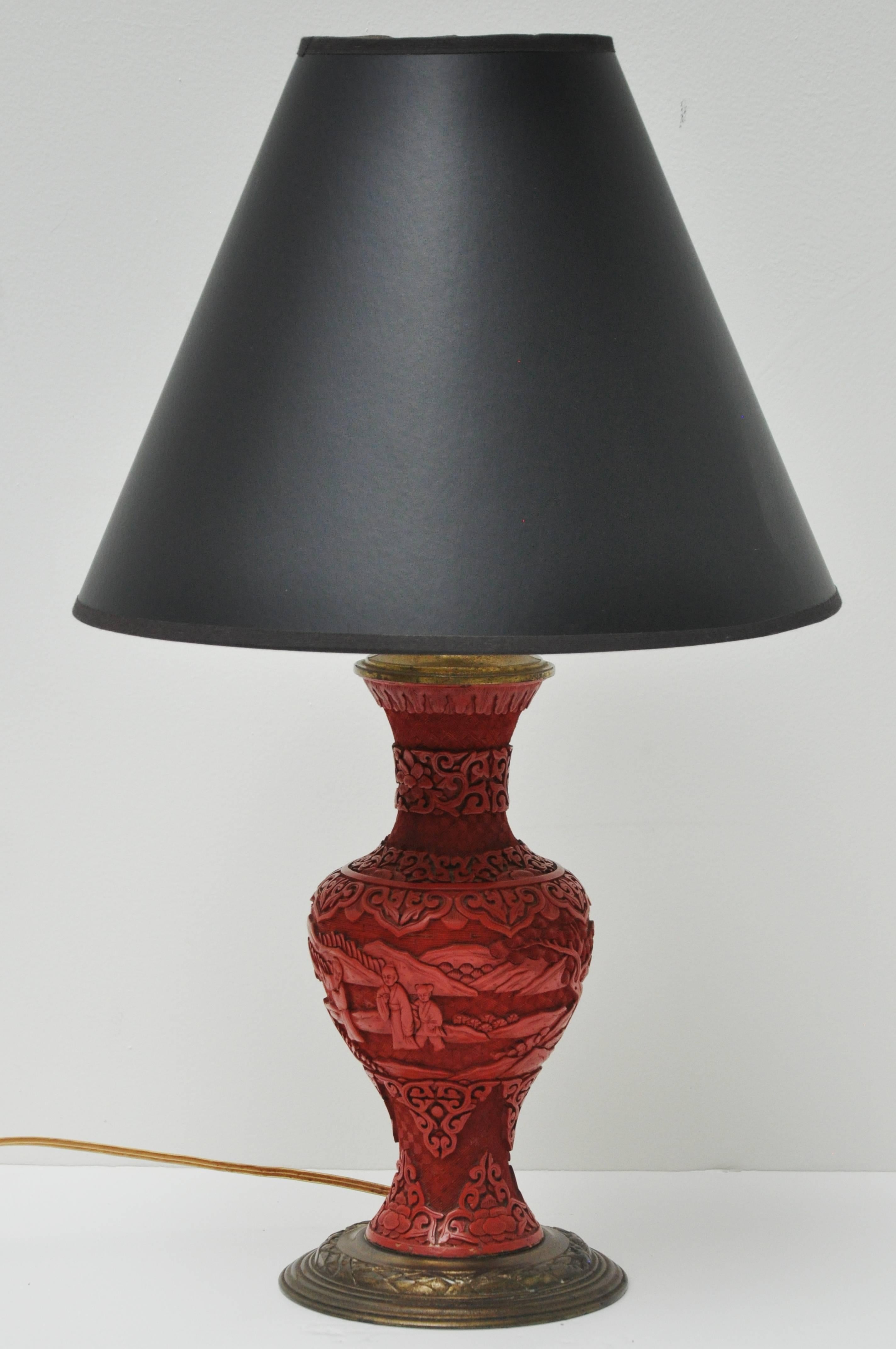 Asian Ginger Jar Lamp For Sale 1