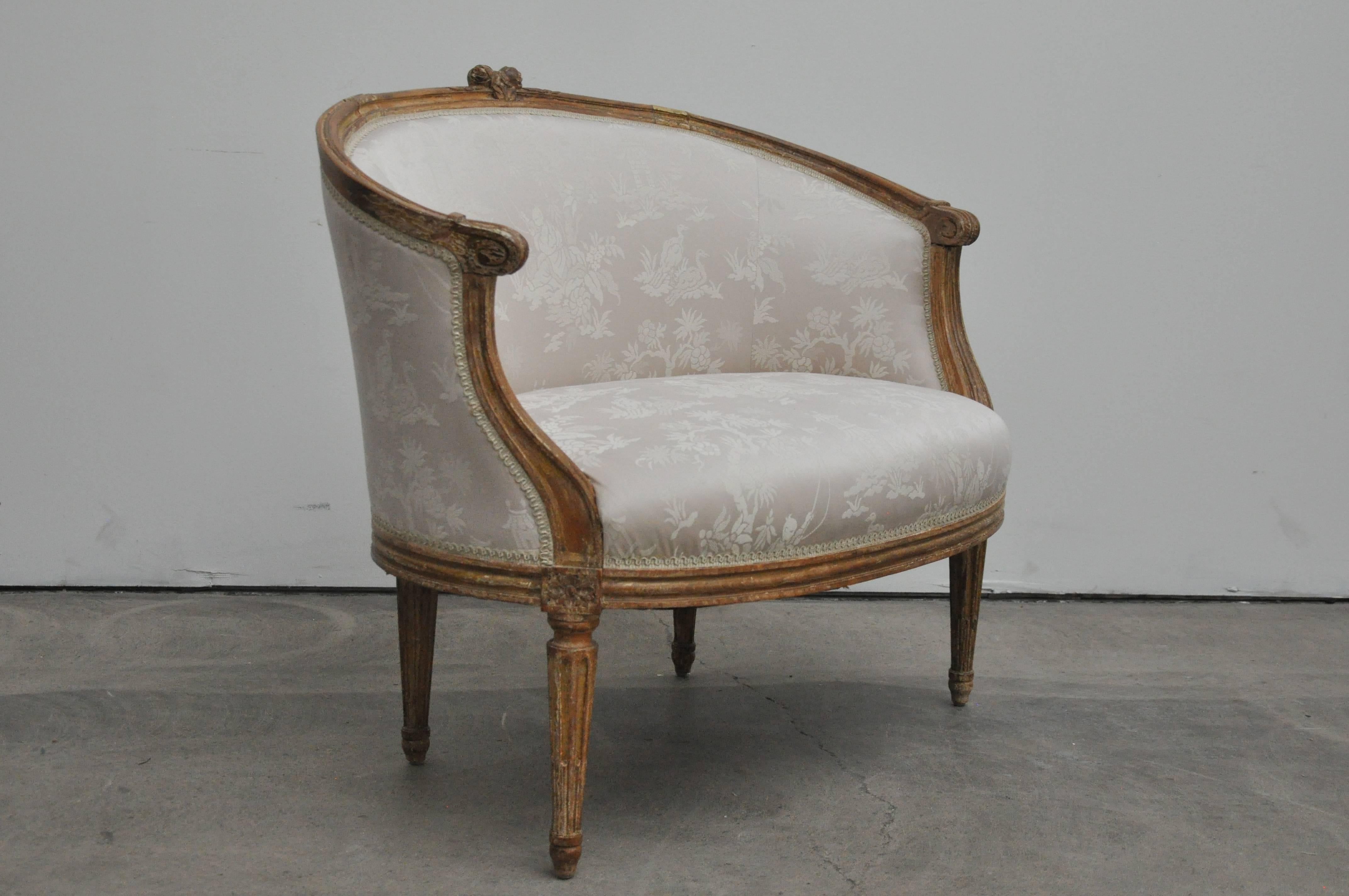 Louis XVI Antique French Settee or Canape For Sale