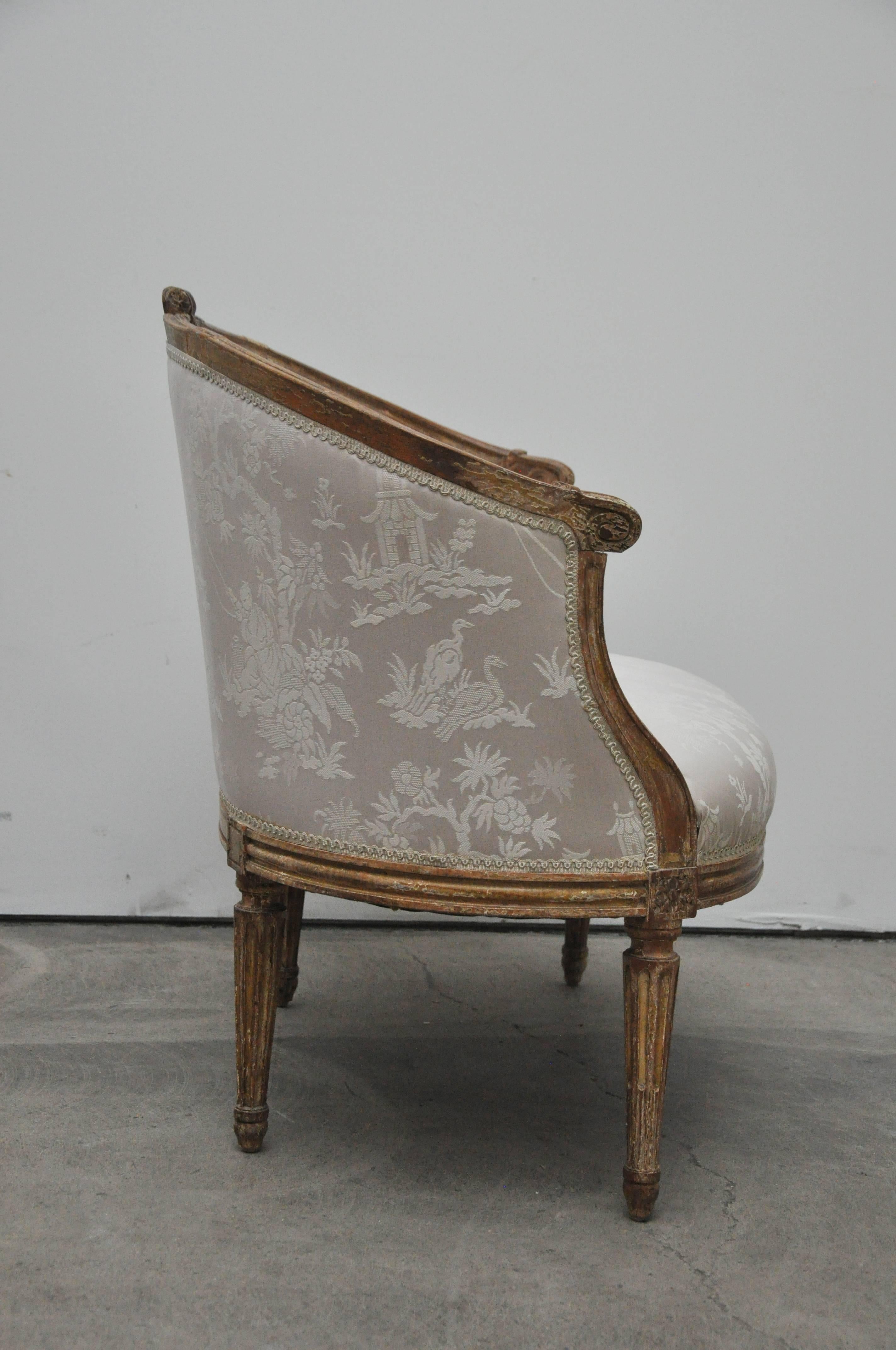 Antique French Settee or Canape In Good Condition For Sale In Geneva, IL