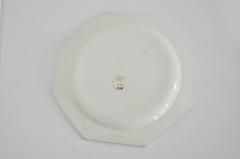 Transferware Octogon Shaped Plate