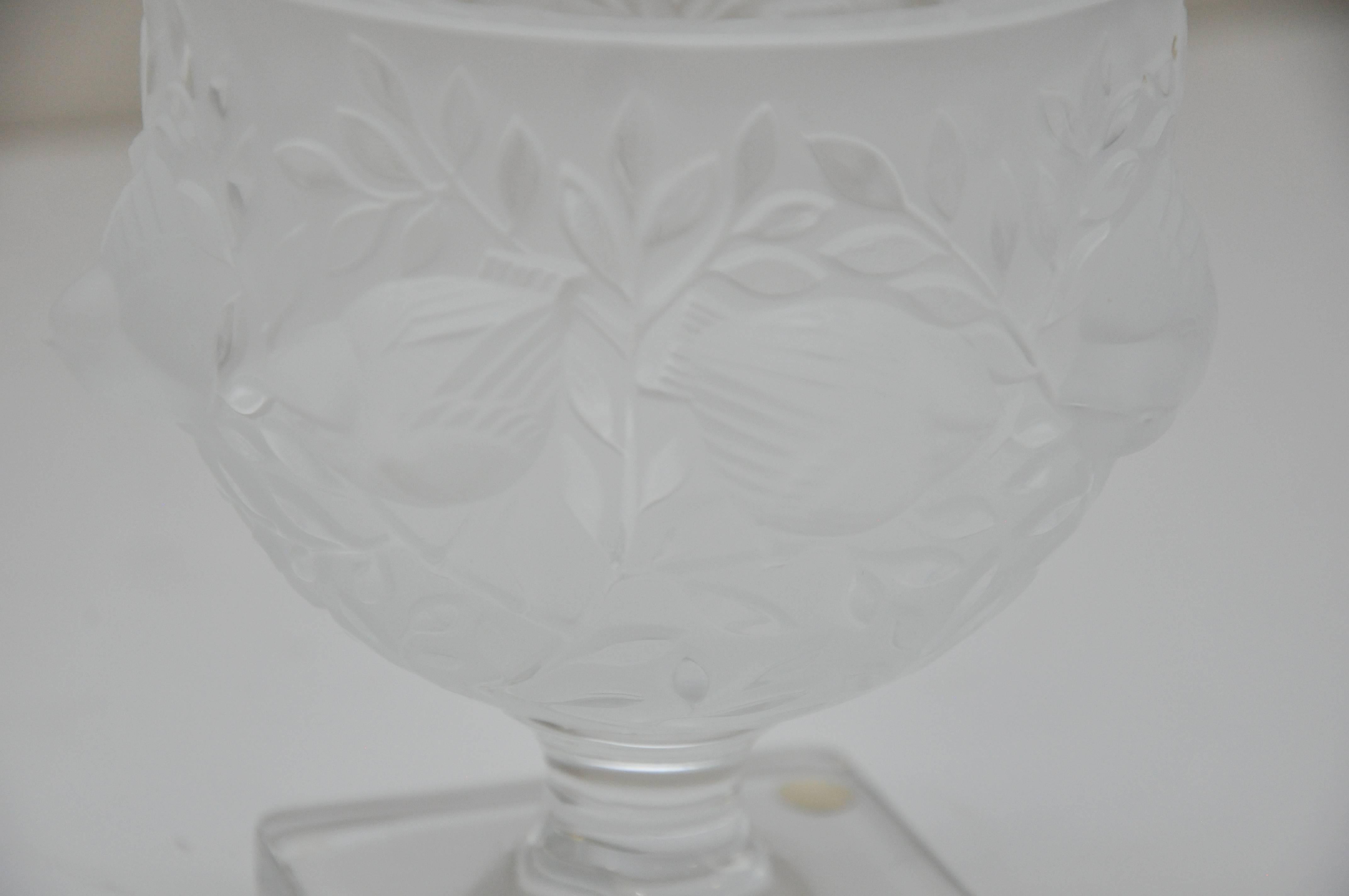 French Lalique Elisabeth Vase
