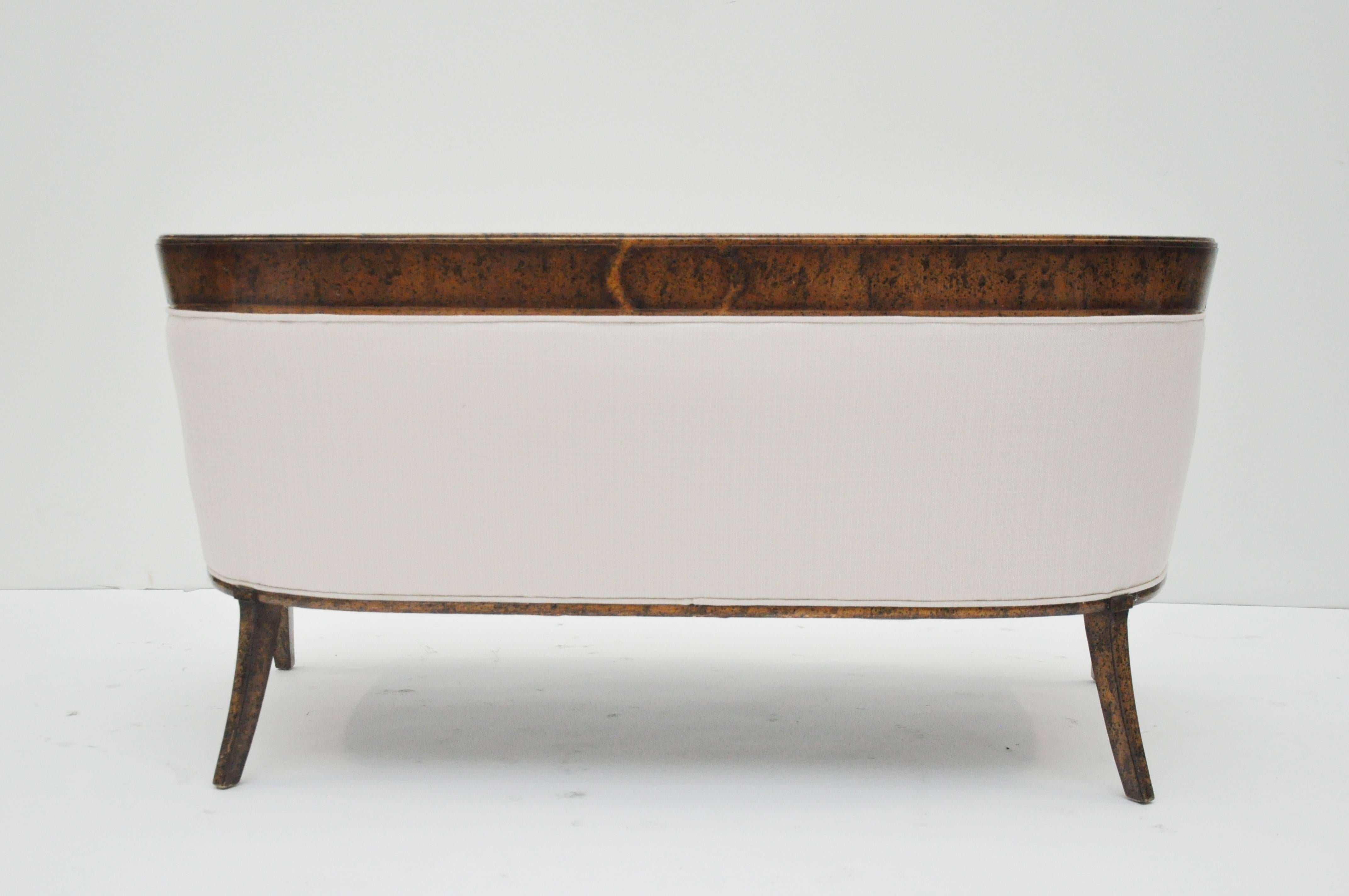 Mid-Century Settee In Excellent Condition In Geneva, IL