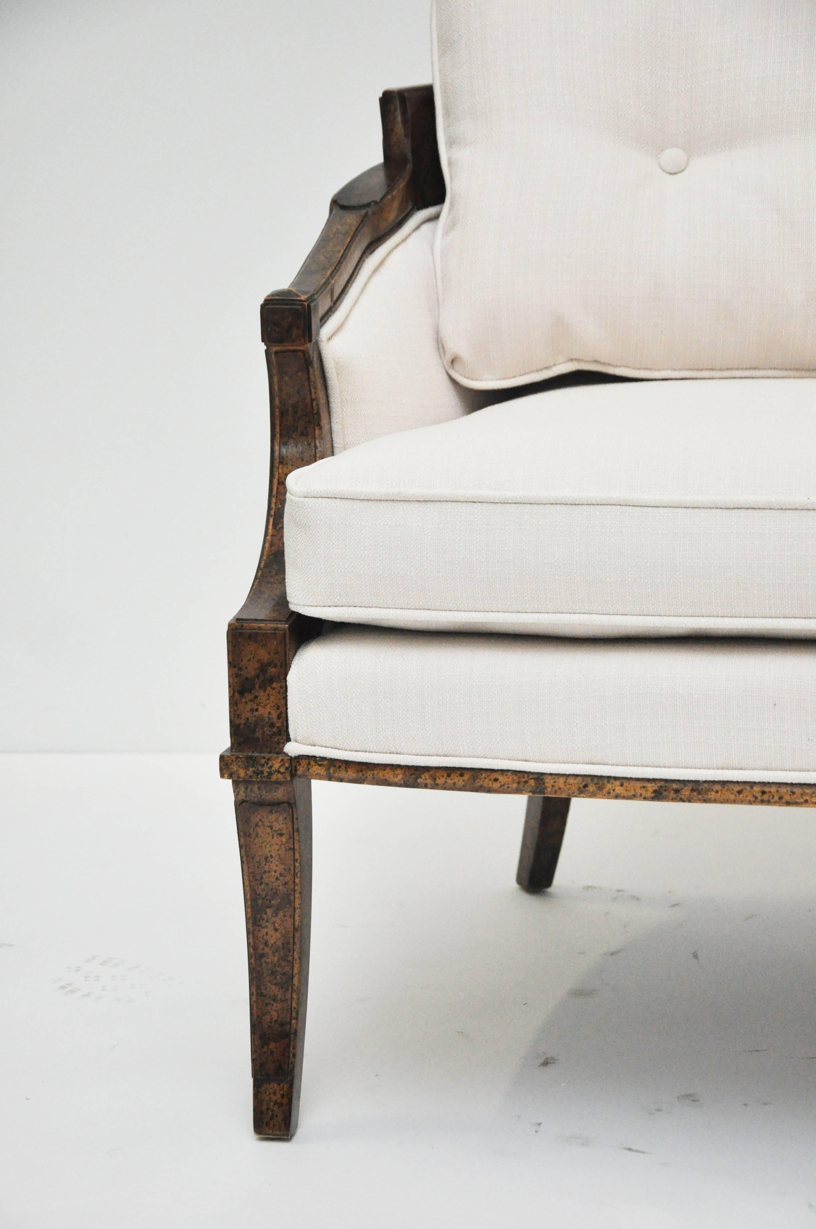 Upholstery Mid-Century Settee