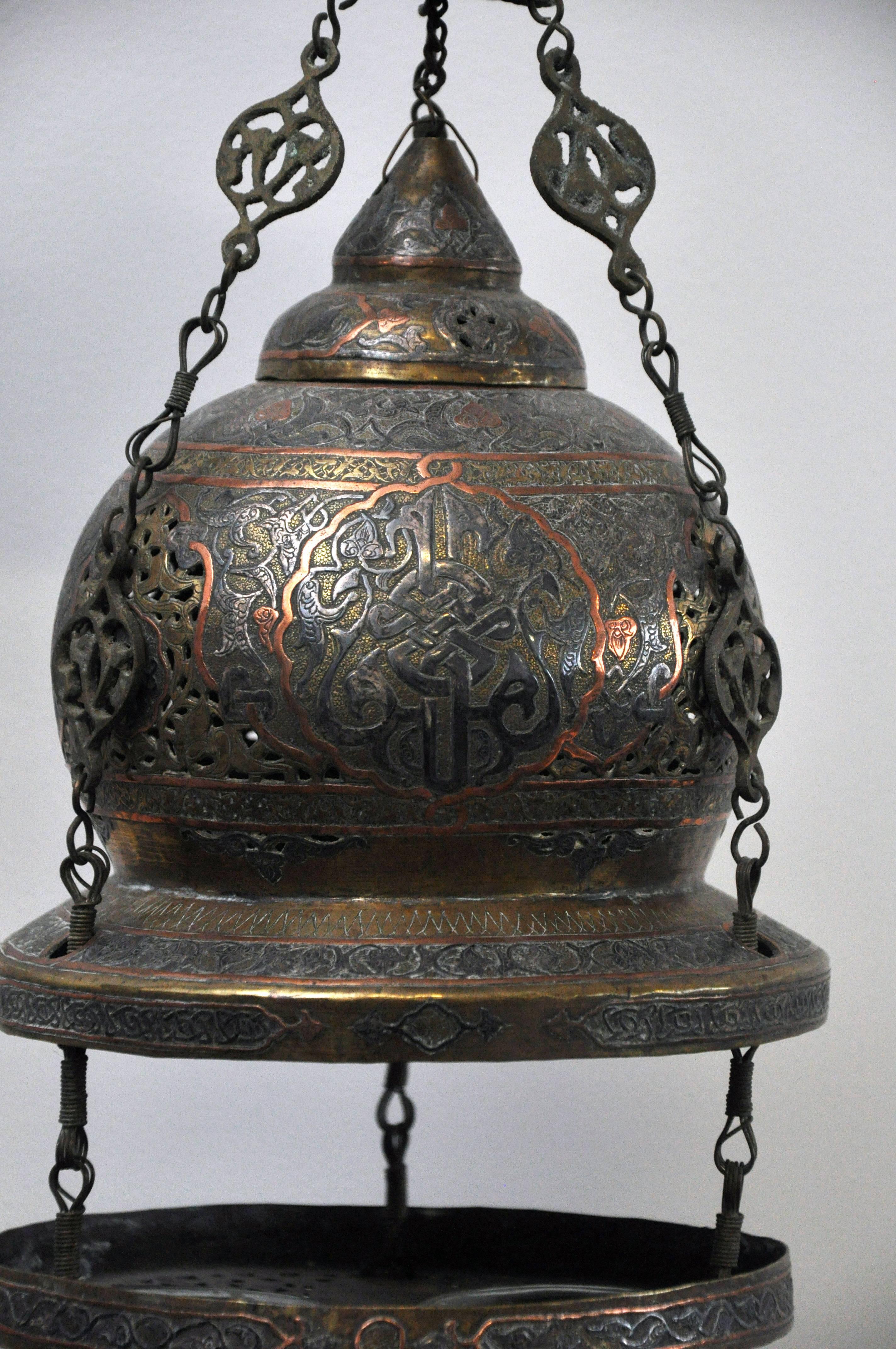 Moorish Antique Moroccan Oil Lantern