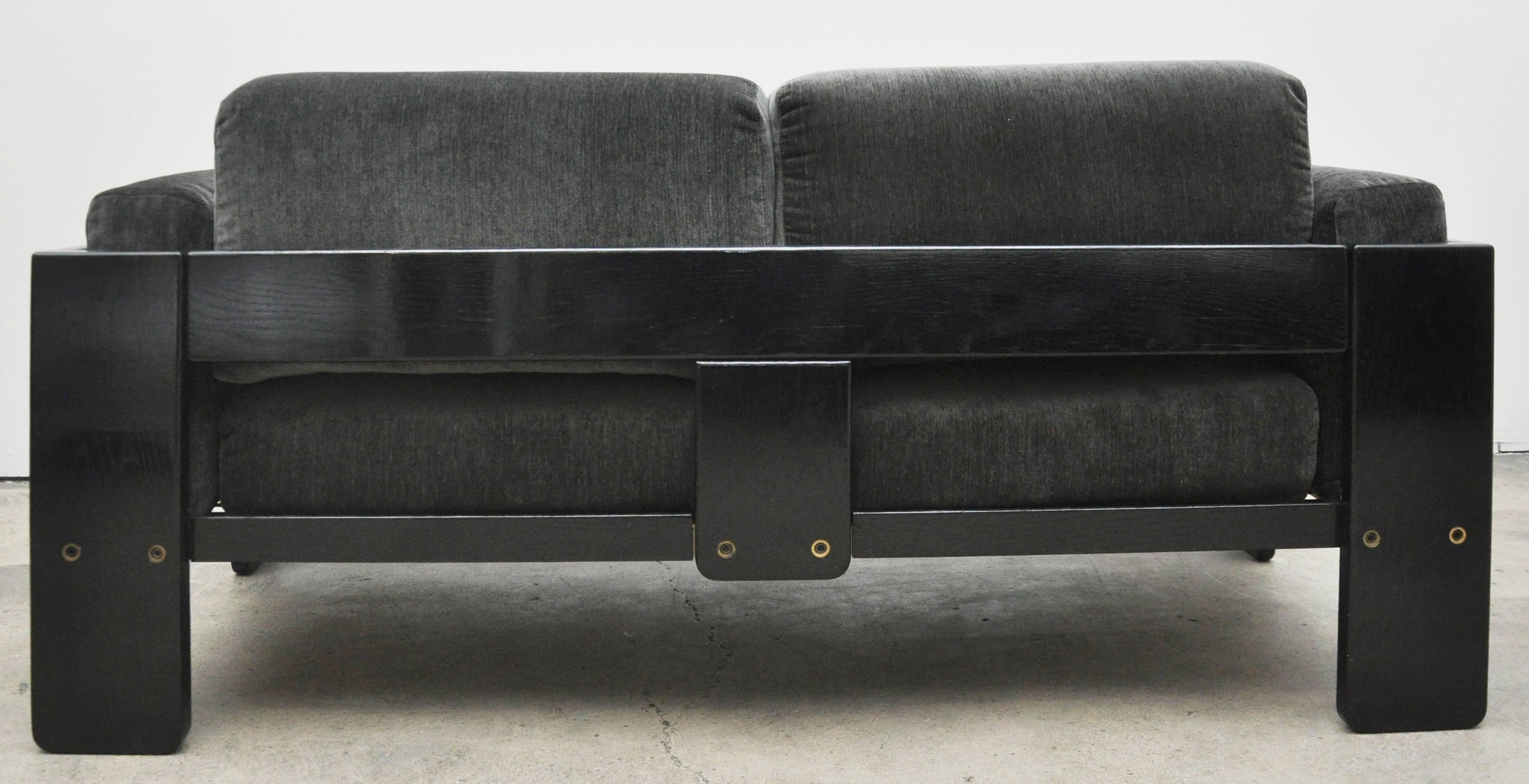 Italian Bastiano Sofa by Tobia Scarpa, New Upholstery