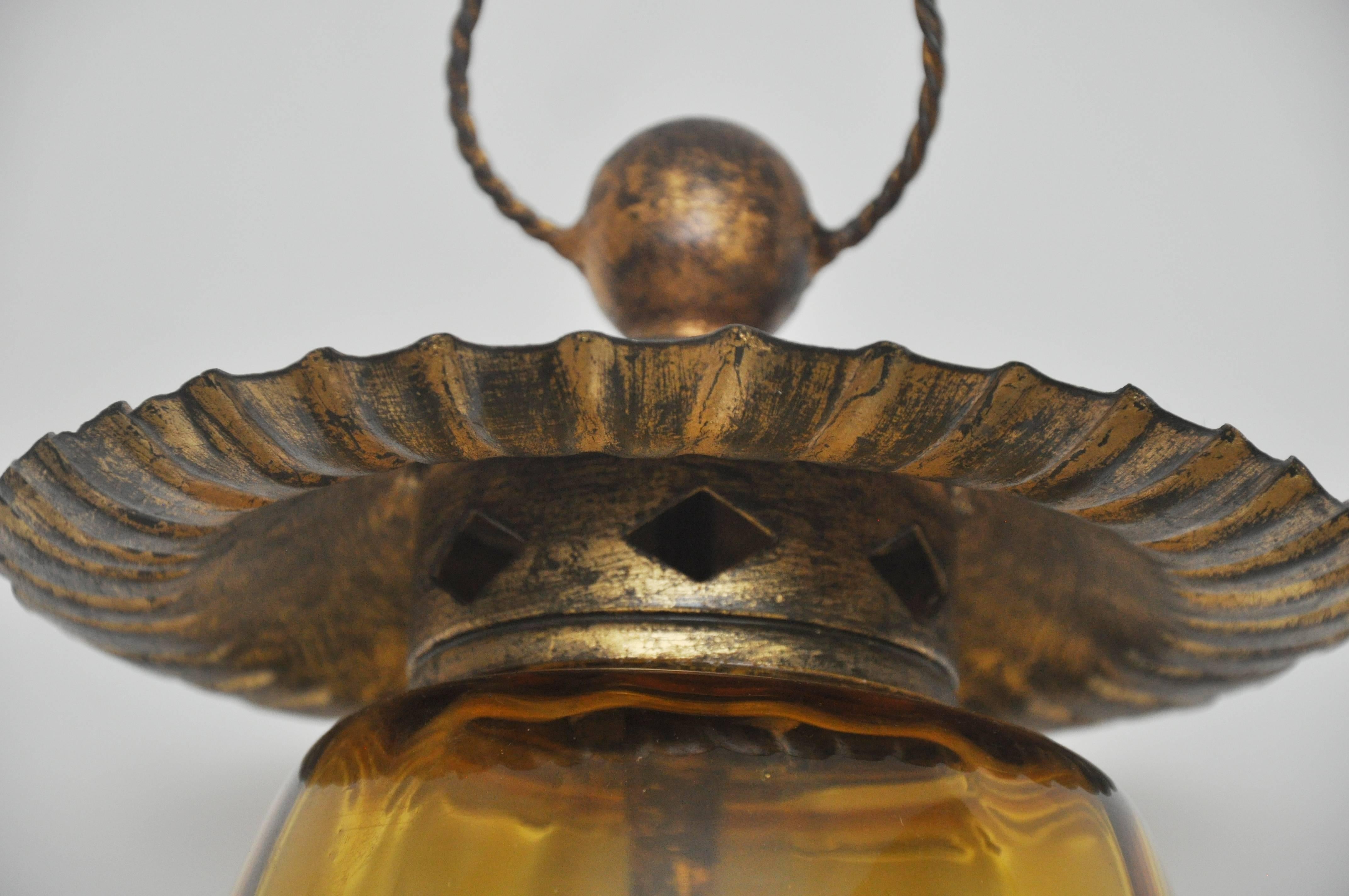 Italian Asian Style Gilt Metal Single Sconce