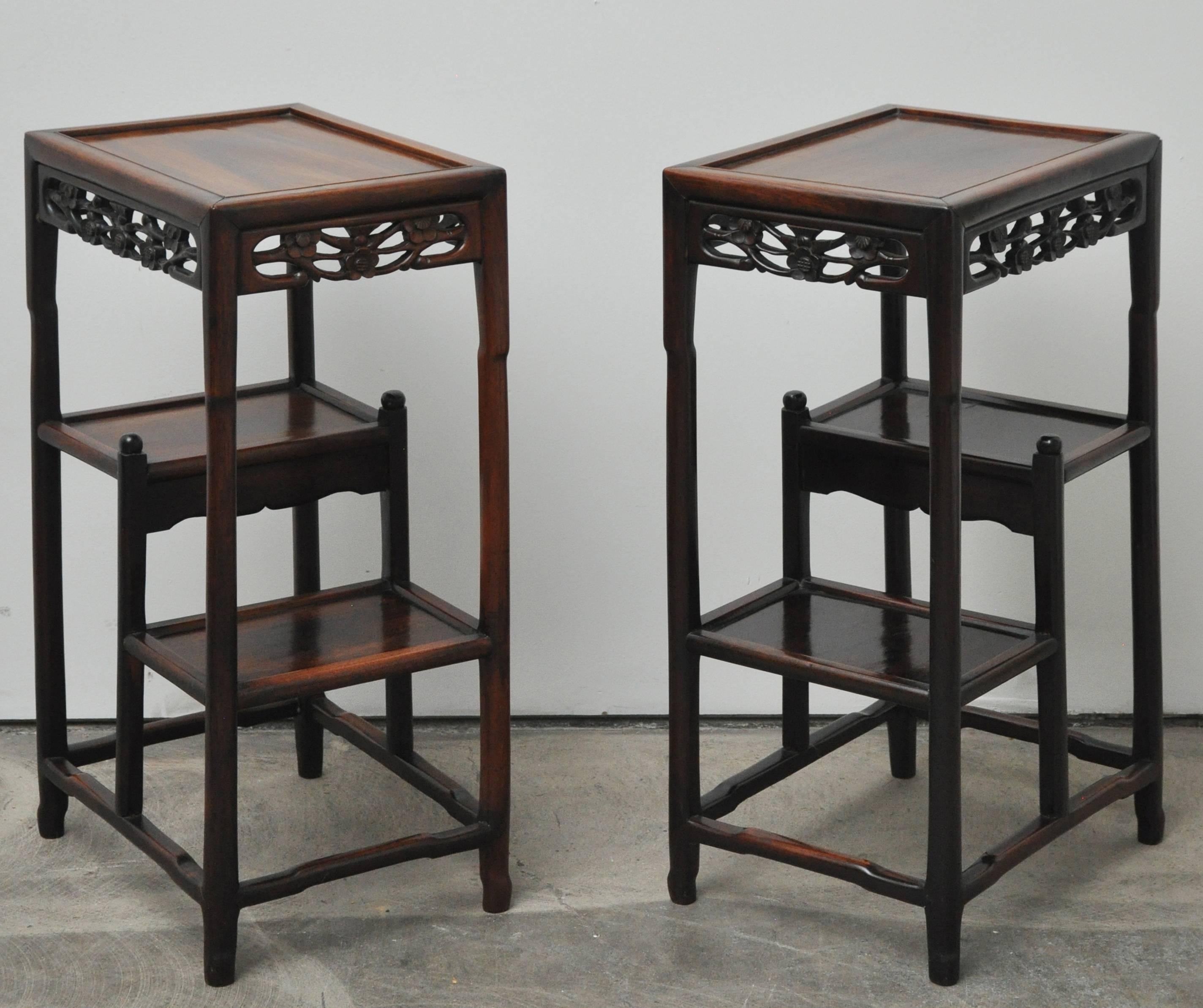 Pair of Asian Stands For Sale 2