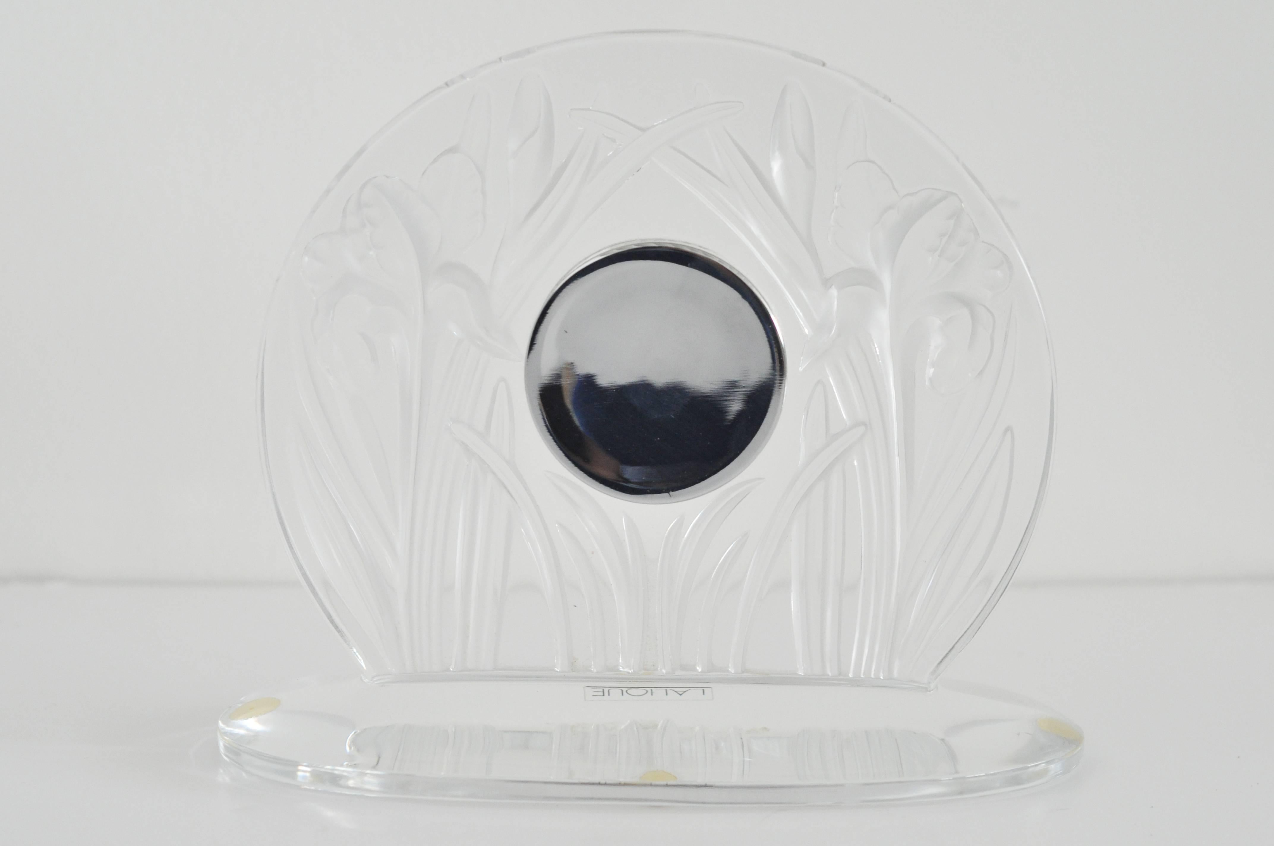 Lalique Iris Clock 2