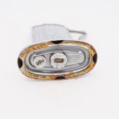 RONSON 1928 De-Light Tabourette Art-Deco Desk Petrol Lighter In Plated Steel