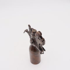 GERLACH BARKLOW & CO. Capitol Industrial 1912 Desk Petrol Lighter In Bronze