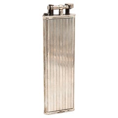 ALFRED DUNHILL 1928 Art-Deco Unique Single Arm Club Lighter Engine Turned