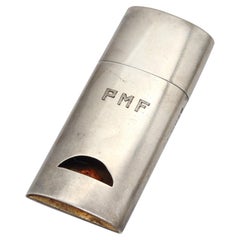 DUNHILL PARIS 1938 Art Deco Multi Functional Lighter-Compass-Whistle Sterling