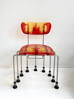 Broadway 9 legs chair by Gaetano Pesce for Bernini, 1993