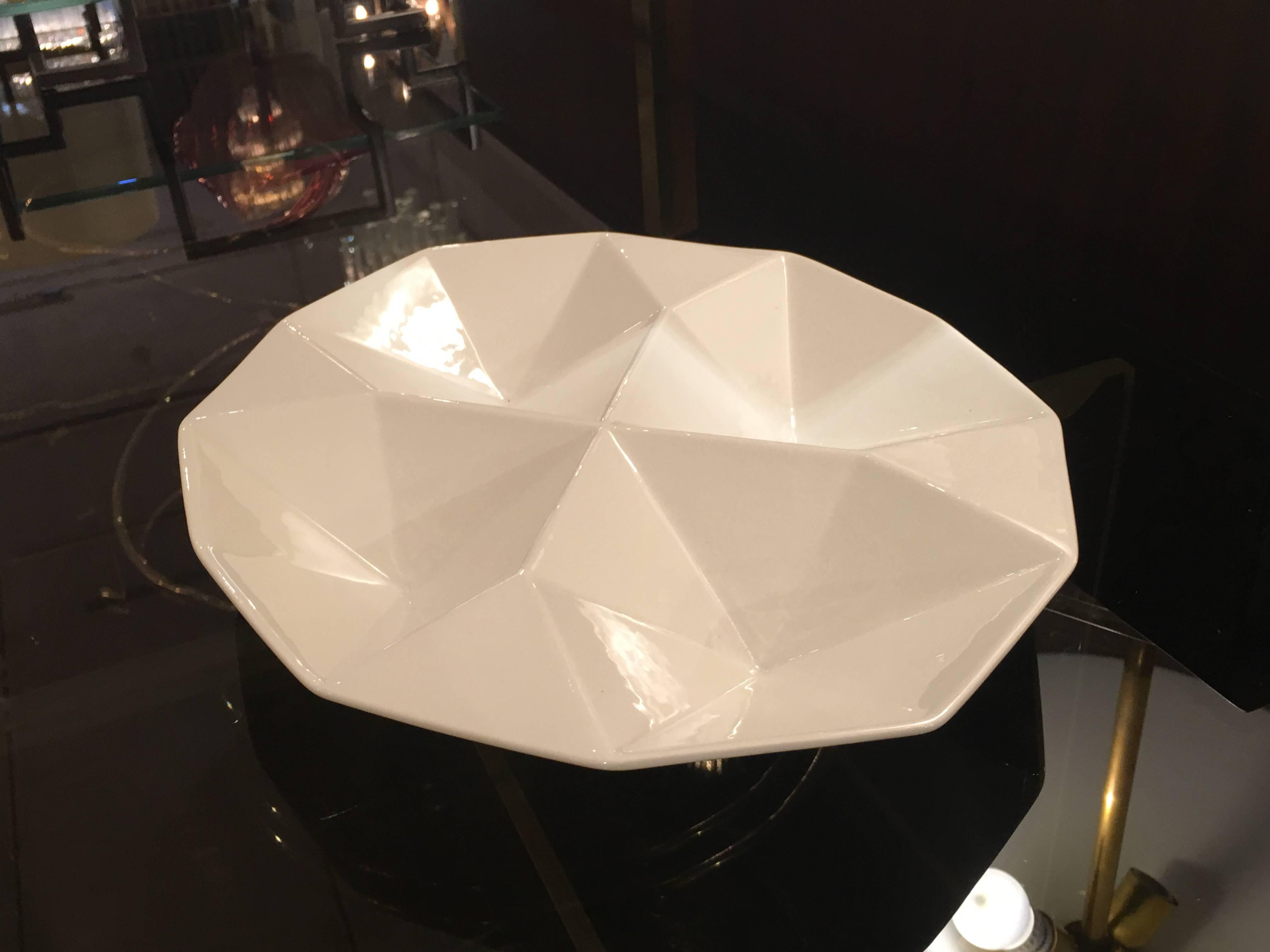 Origami Dish / Tray by Kaj Franck for Arabia of Finland In Good Condition For Sale In New York, NY