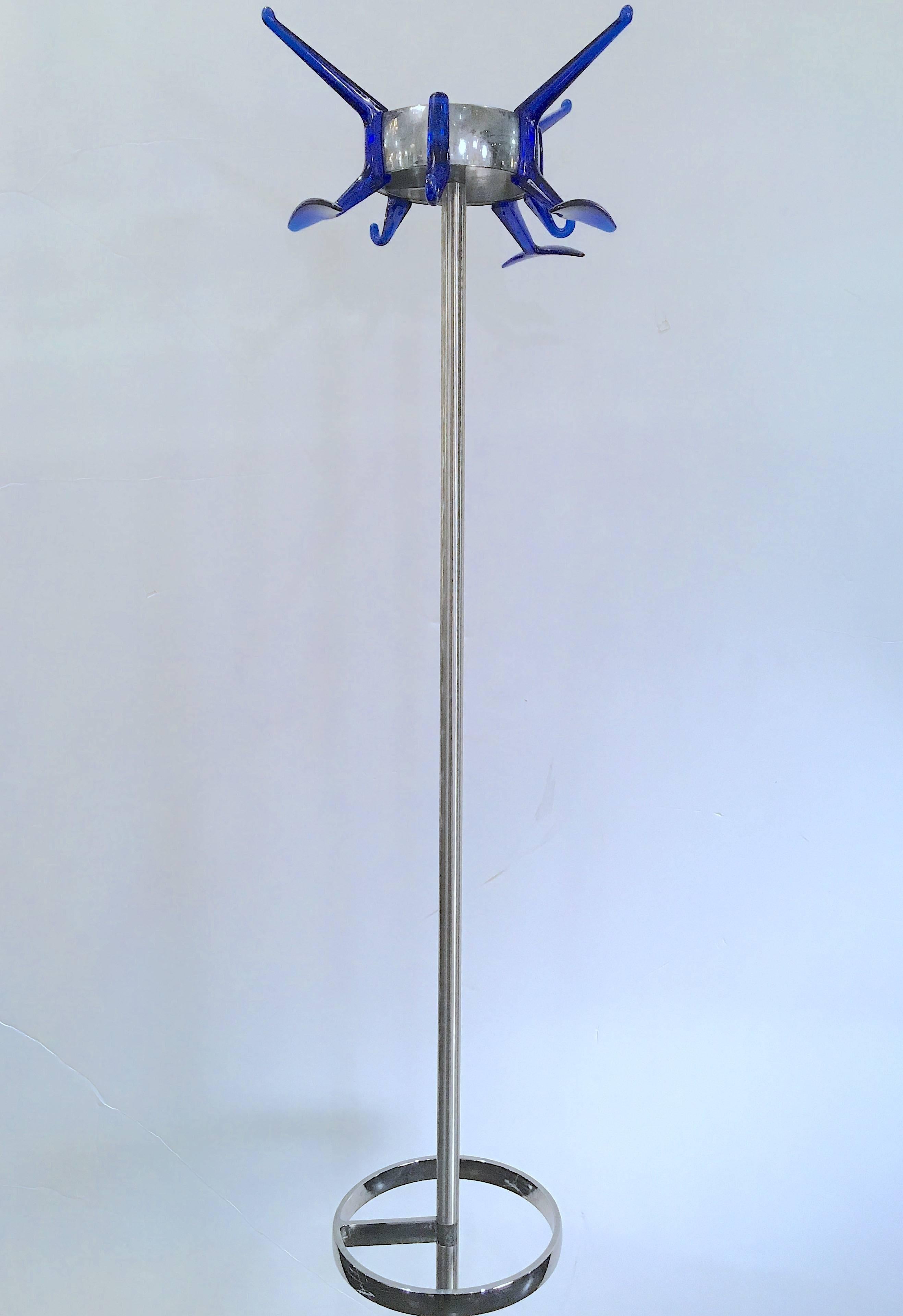 Italian Coat Rack with Integral Umbrella Stand by Alberto Meda In Good Condition For Sale In New York, NY