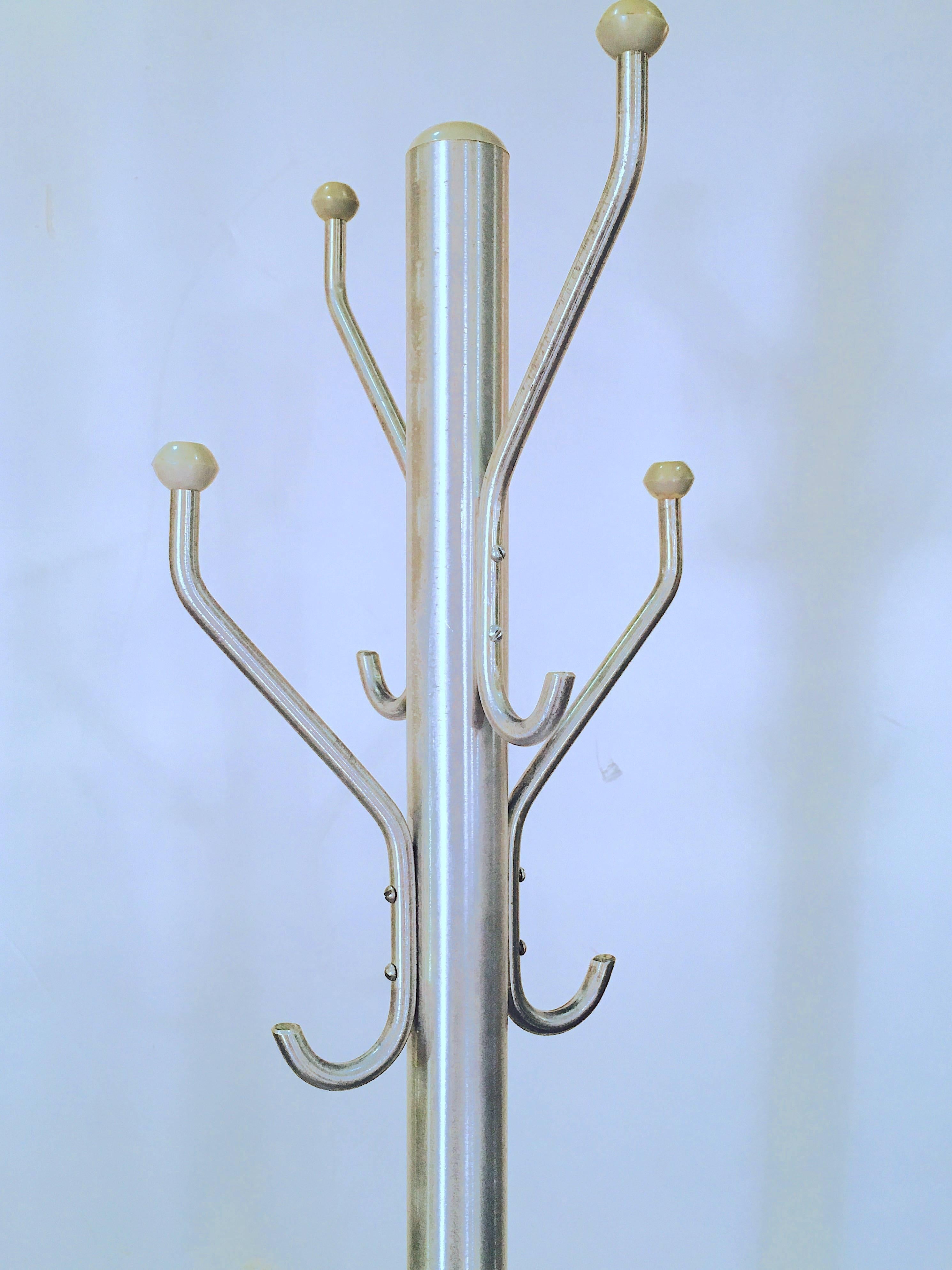 American Classic Vintage Industrial Coat Rack For Sale