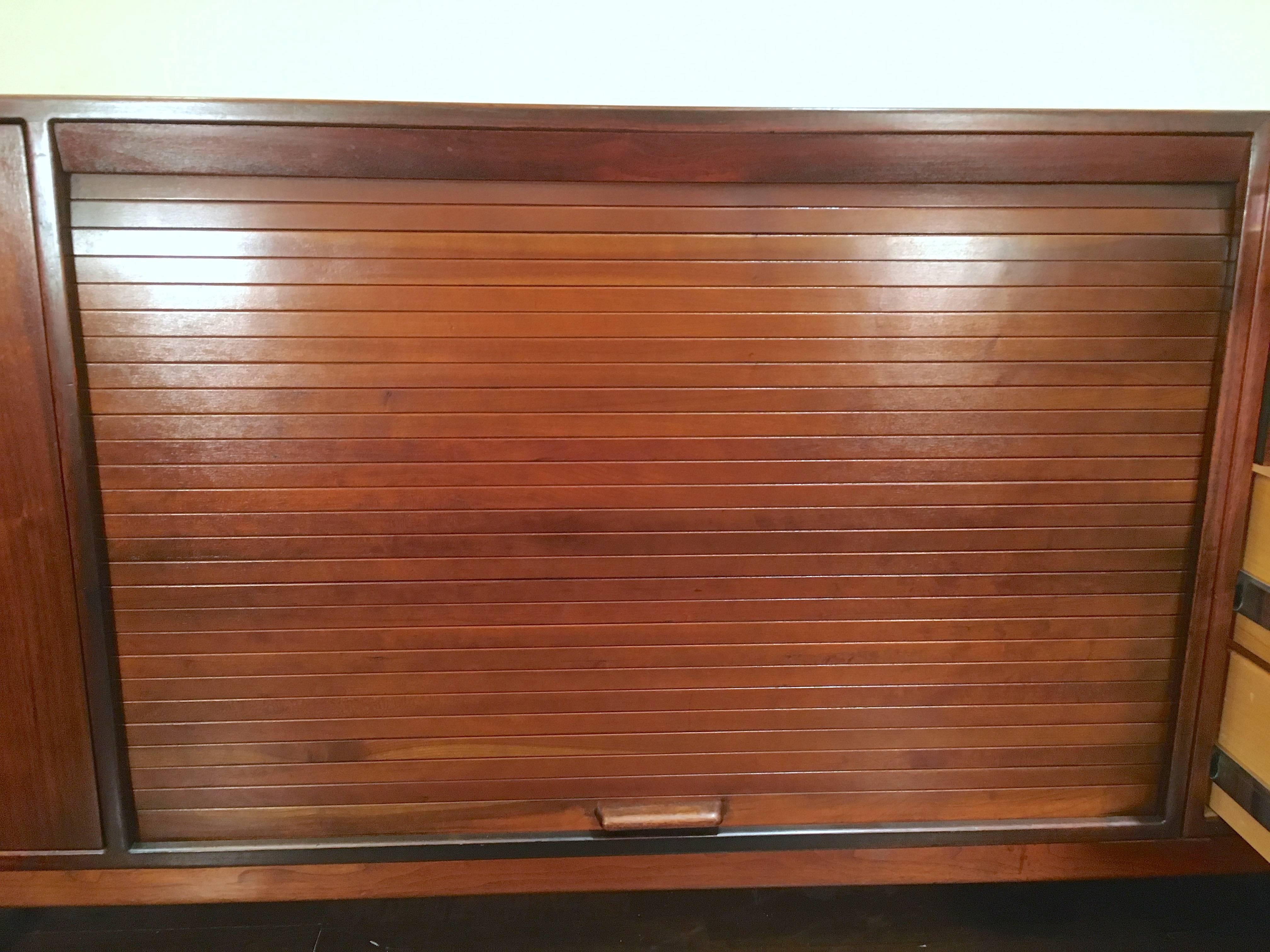 Jens Risom Modular Credenza in Original Cherry Oil Finish 2