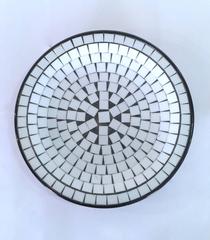 Medium Scale Danish Tile Mosaic Plate or Platter