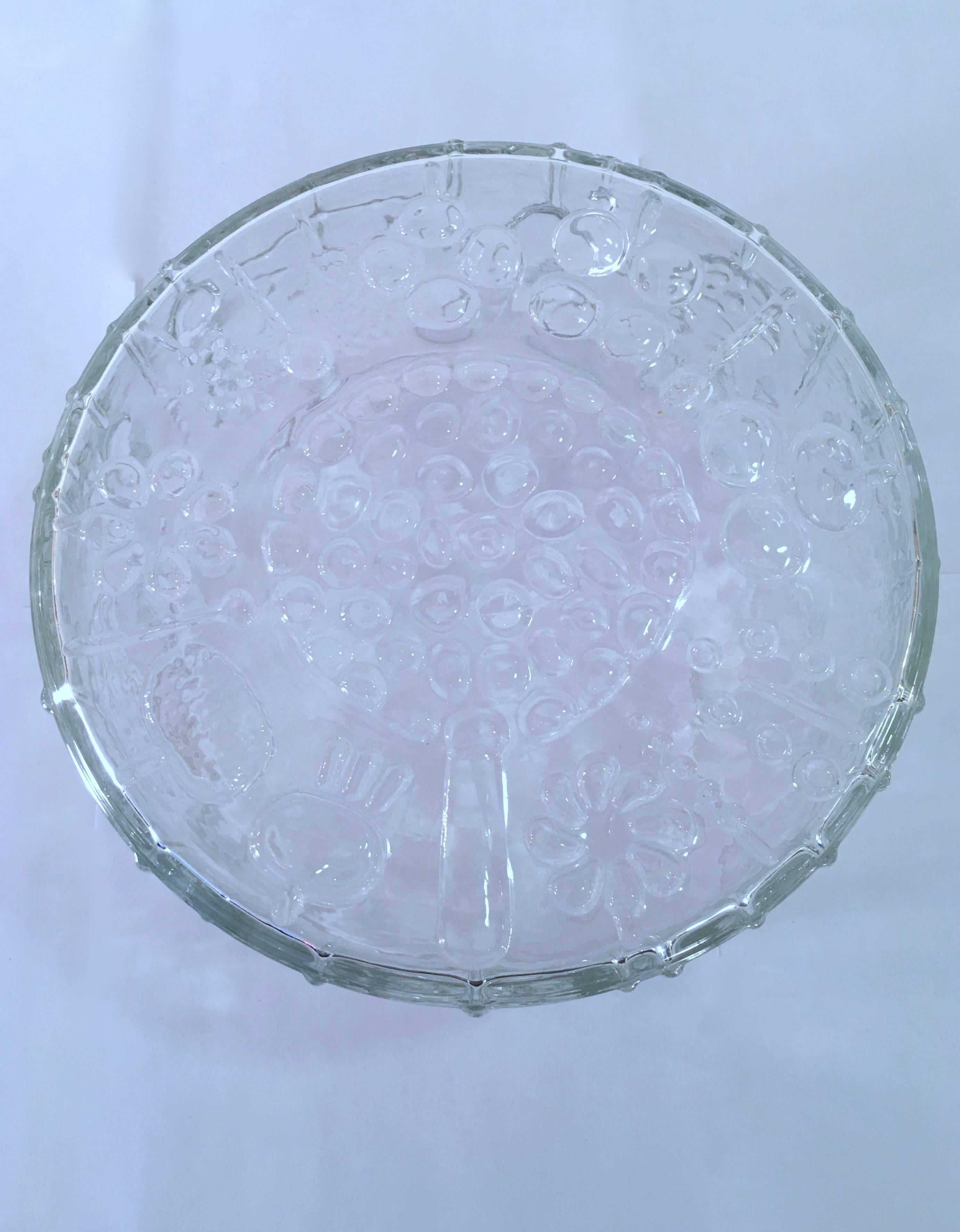 Large Art Glass Bowl by Oiva Toikka for Iittala, Finland For Sale 1