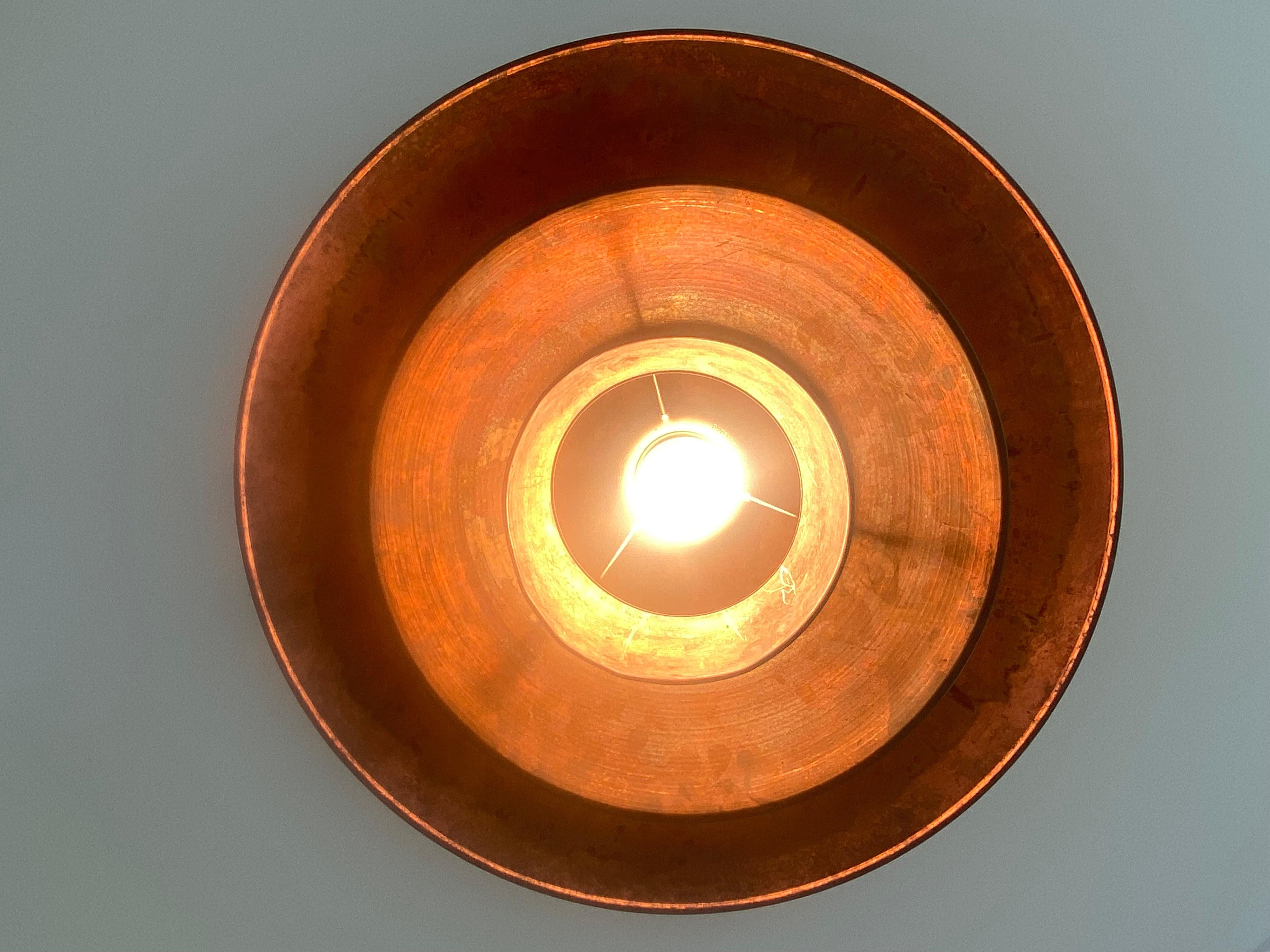 Grande ciondolo Poul Henningsen 'Brevettato' in rame, L.A. Danimarca anni '30 in vendita 3