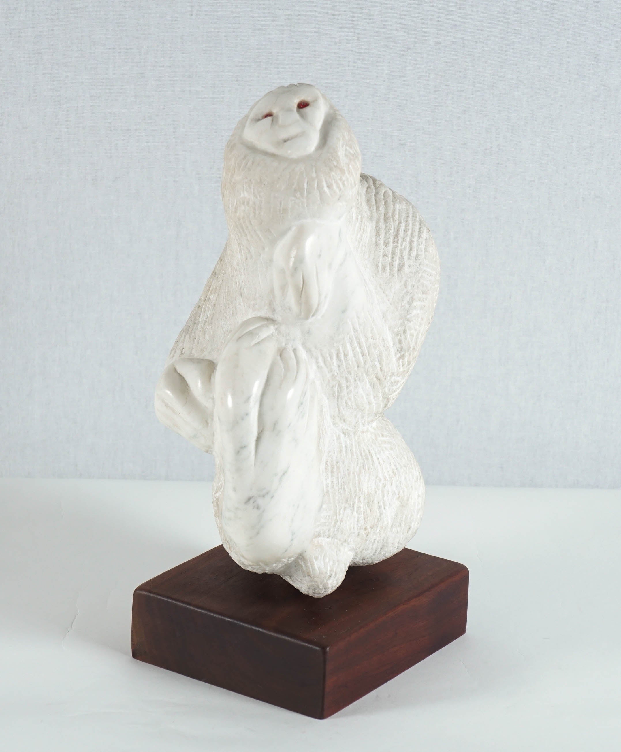 Marble Monkey Sculpture For Sale